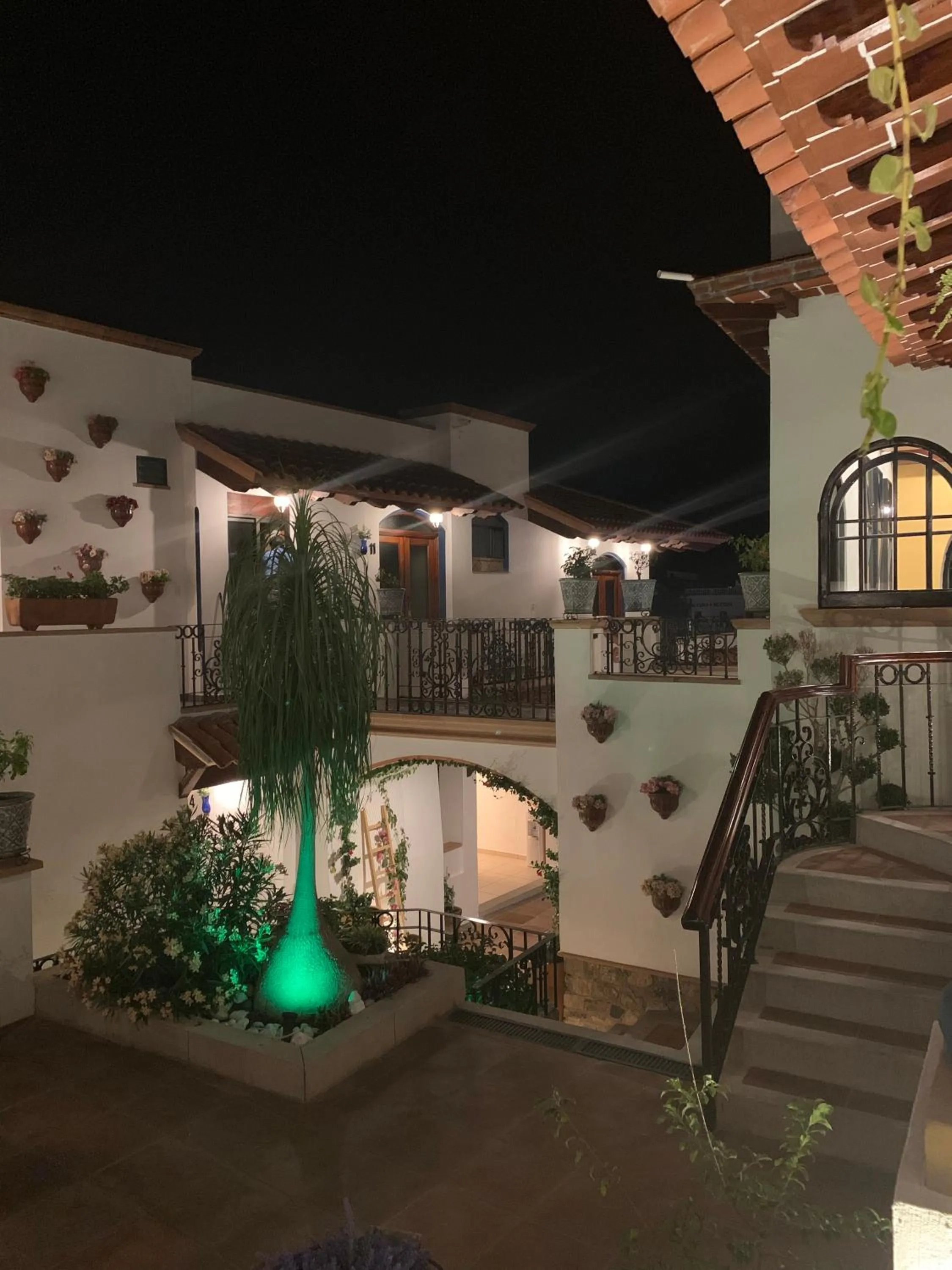 Patio in Hotel Santa Paula