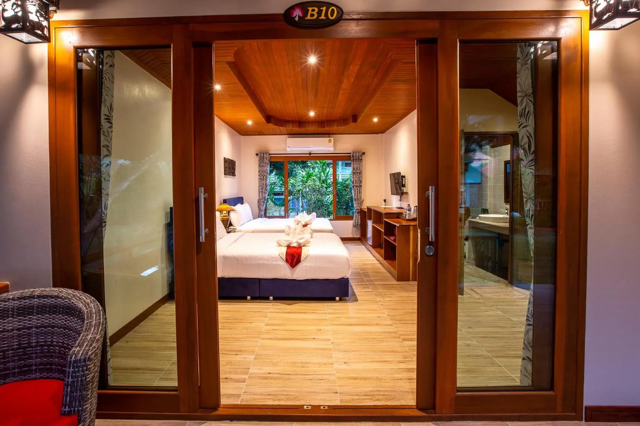 Family Room with Garden View in Nice Beach Resort Koh Pha-ngan Family Room with Garden View in Nice Beach Resort Koh Pha-ngan