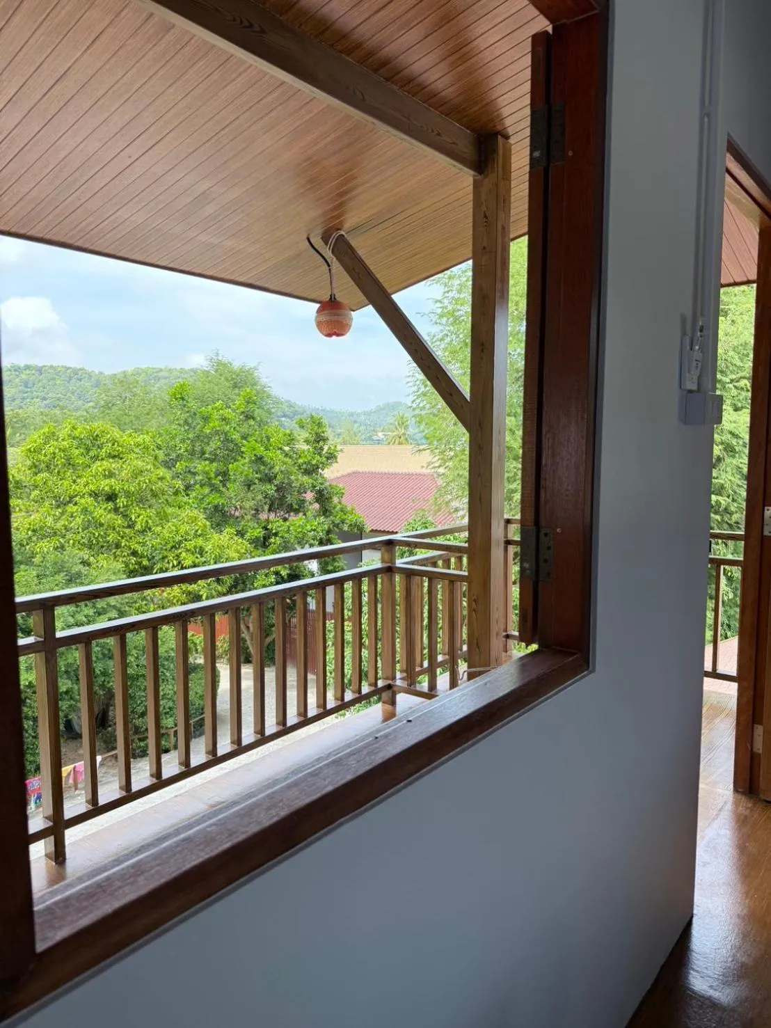 Balcony/Terrace in Nice Beach Resort Koh Pha-ngan