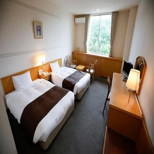 Bed in Abashiri Kanko Hotel