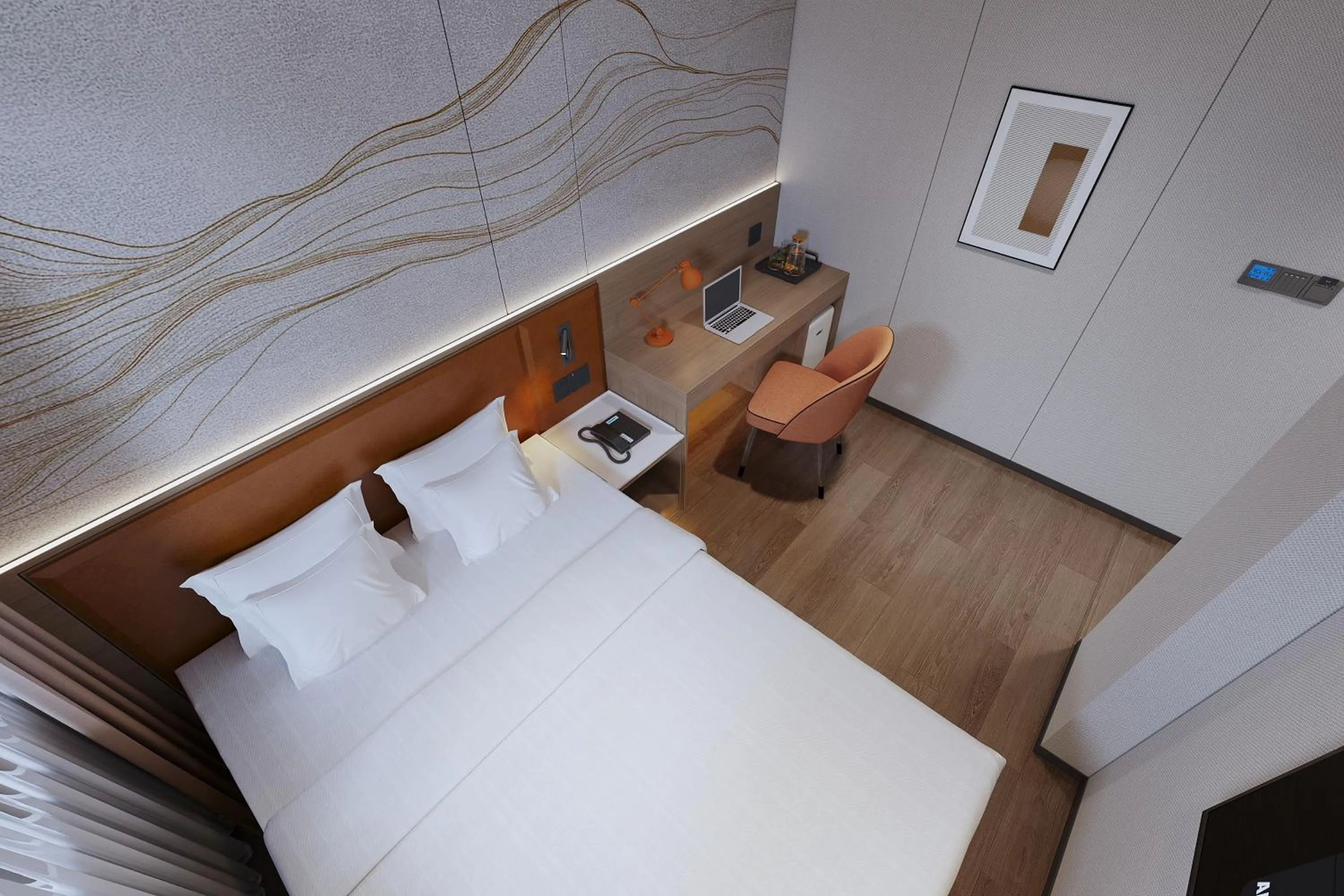 Bed in Guangdong Baiyun City Hotel