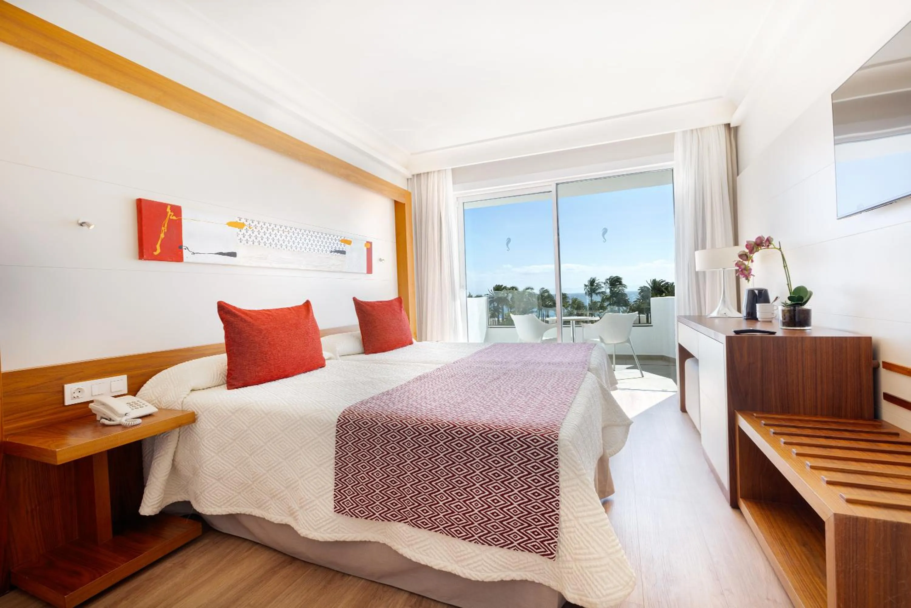 Bed in Hipotels La Geria