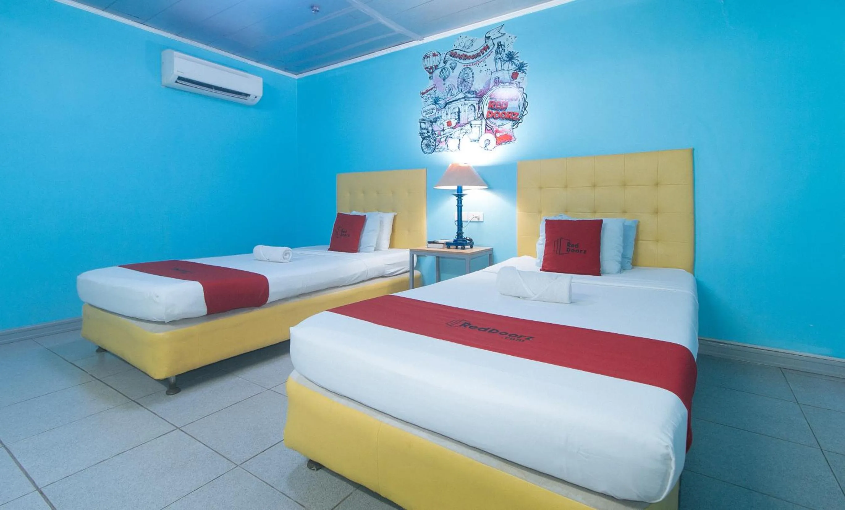 Bed in RedDoorz Plus New Era Budget Hotel Mandaue former RedDoorz Plus near UV Mandaue Cebu