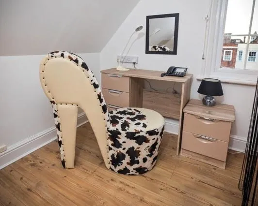 Seating area in G Boutique Hotel