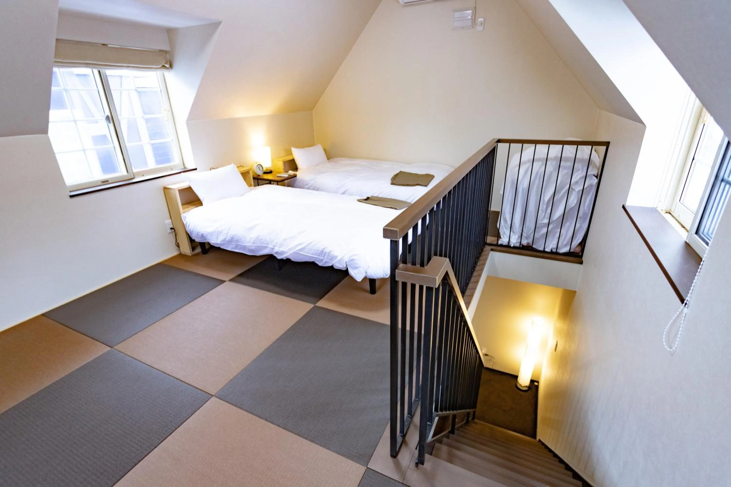 Bedroom, Bed in CHALET BURLAP FURANUI