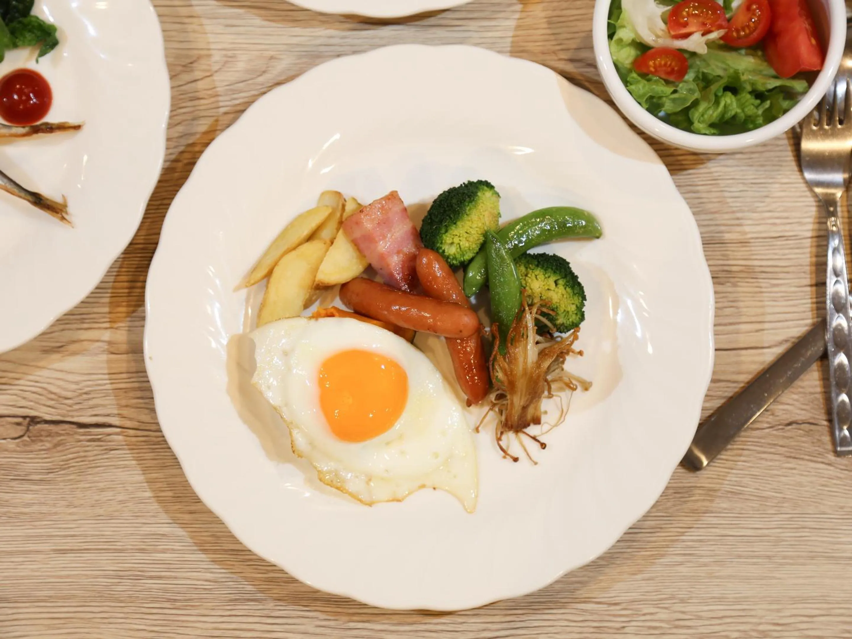 Breakfast in CHALET BURLAP FURANUI