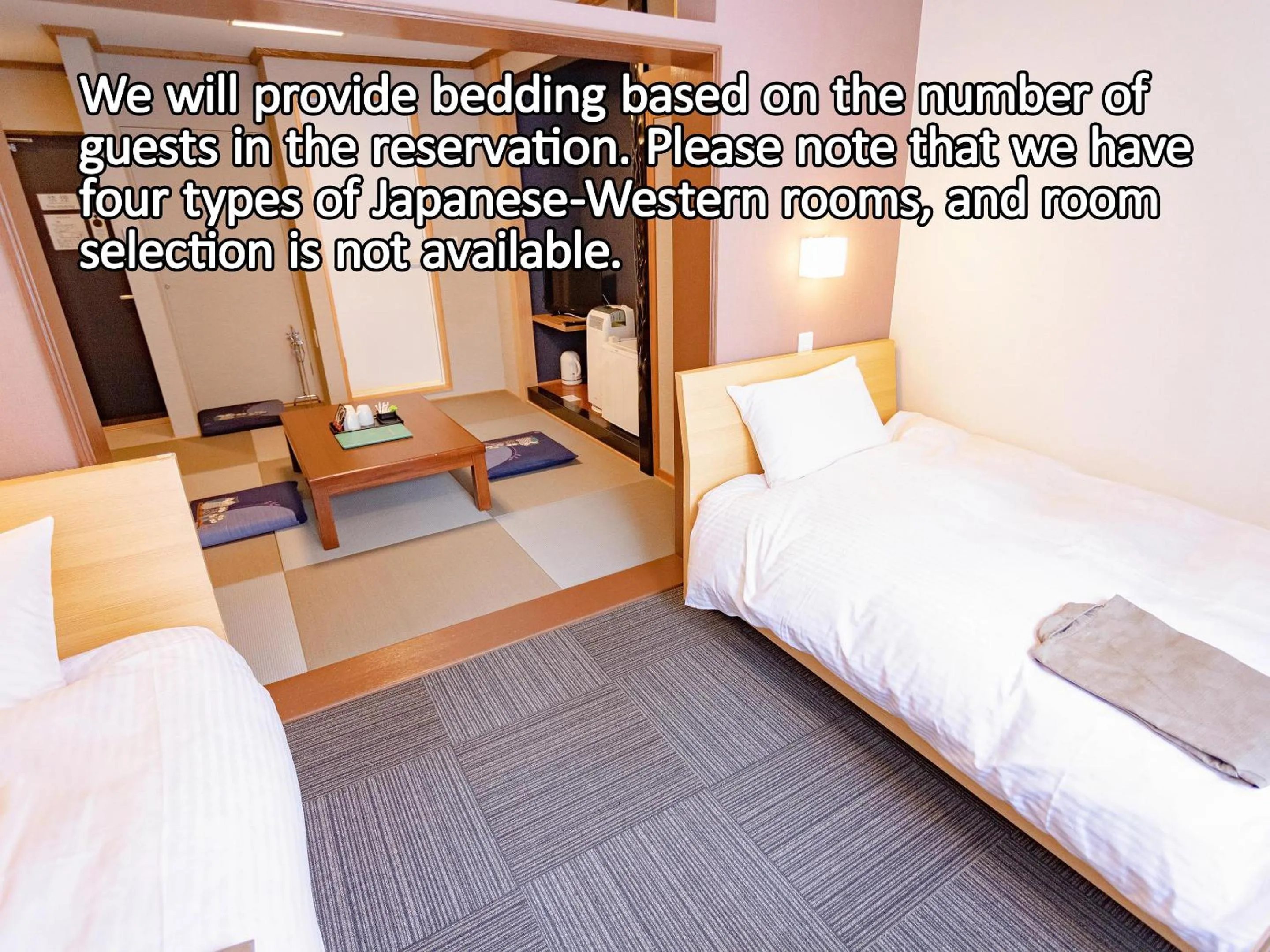 Photo of the whole room, Bed in CHALET BURLAP FURANUI