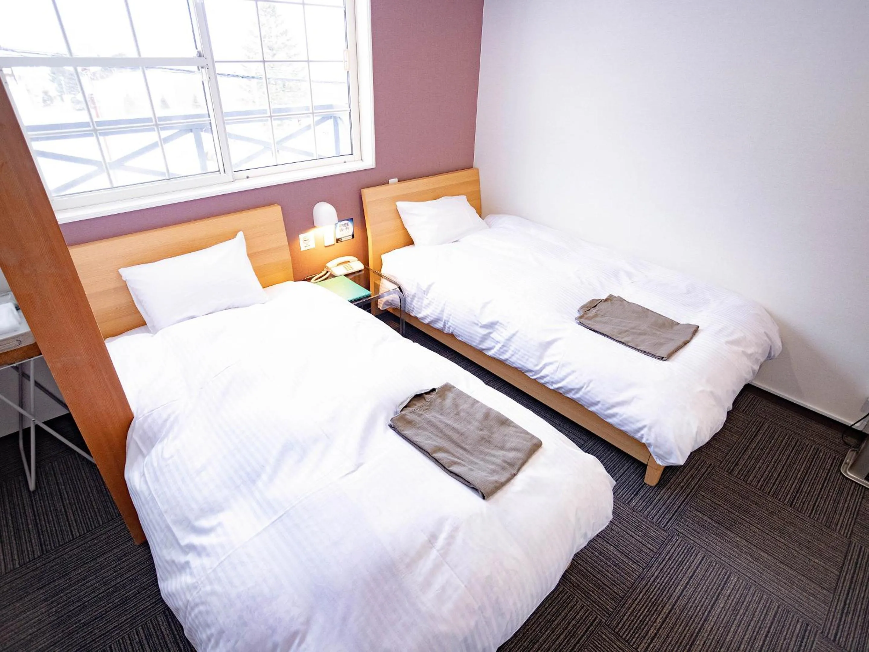 Photo of the whole room, Bed in CHALET BURLAP FURANUI