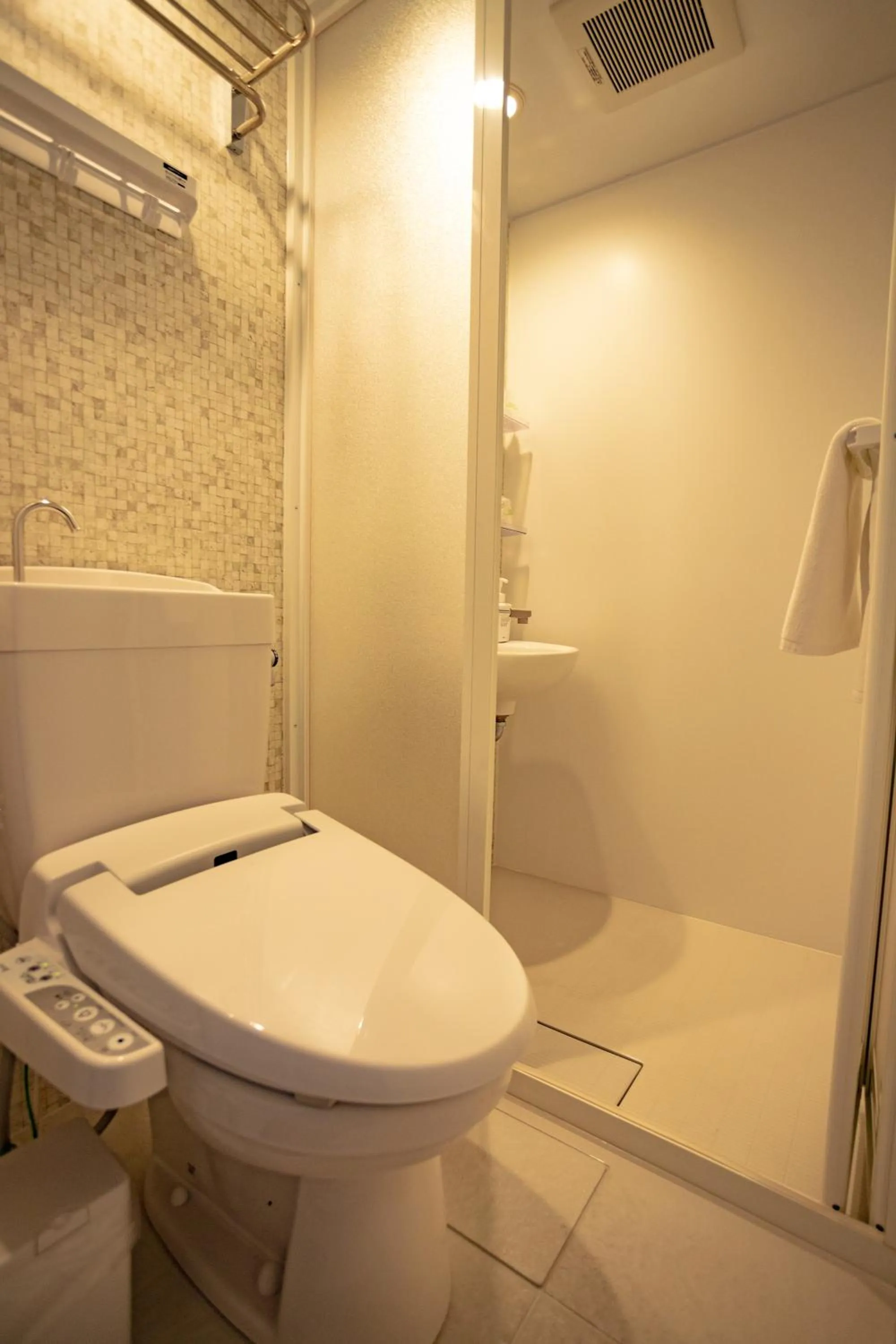 Bathroom in CHALET BURLAP FURANUI
