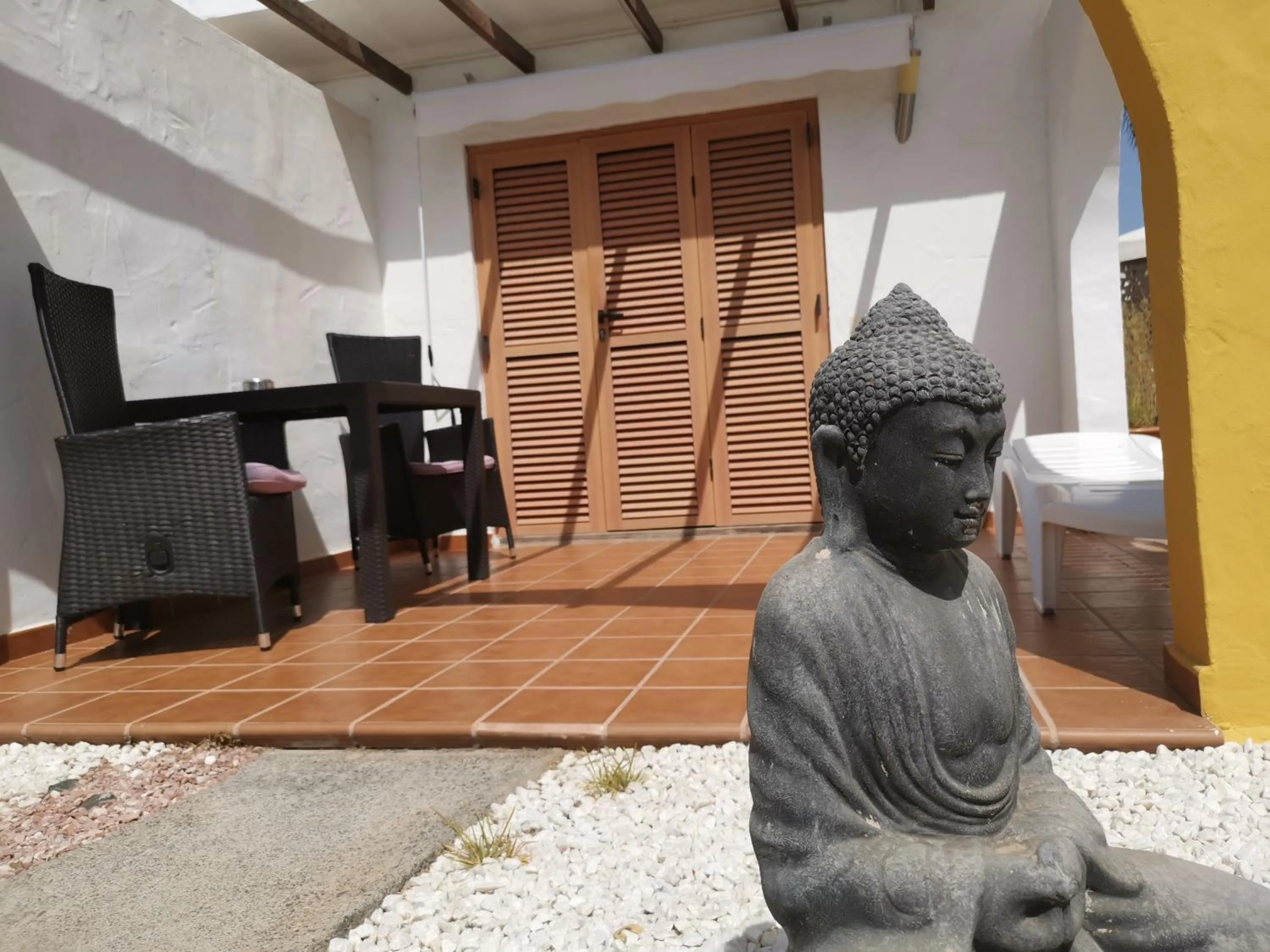 Balcony/Terrace in Rainbow Golf Bungalows, Gay Men-only Resort