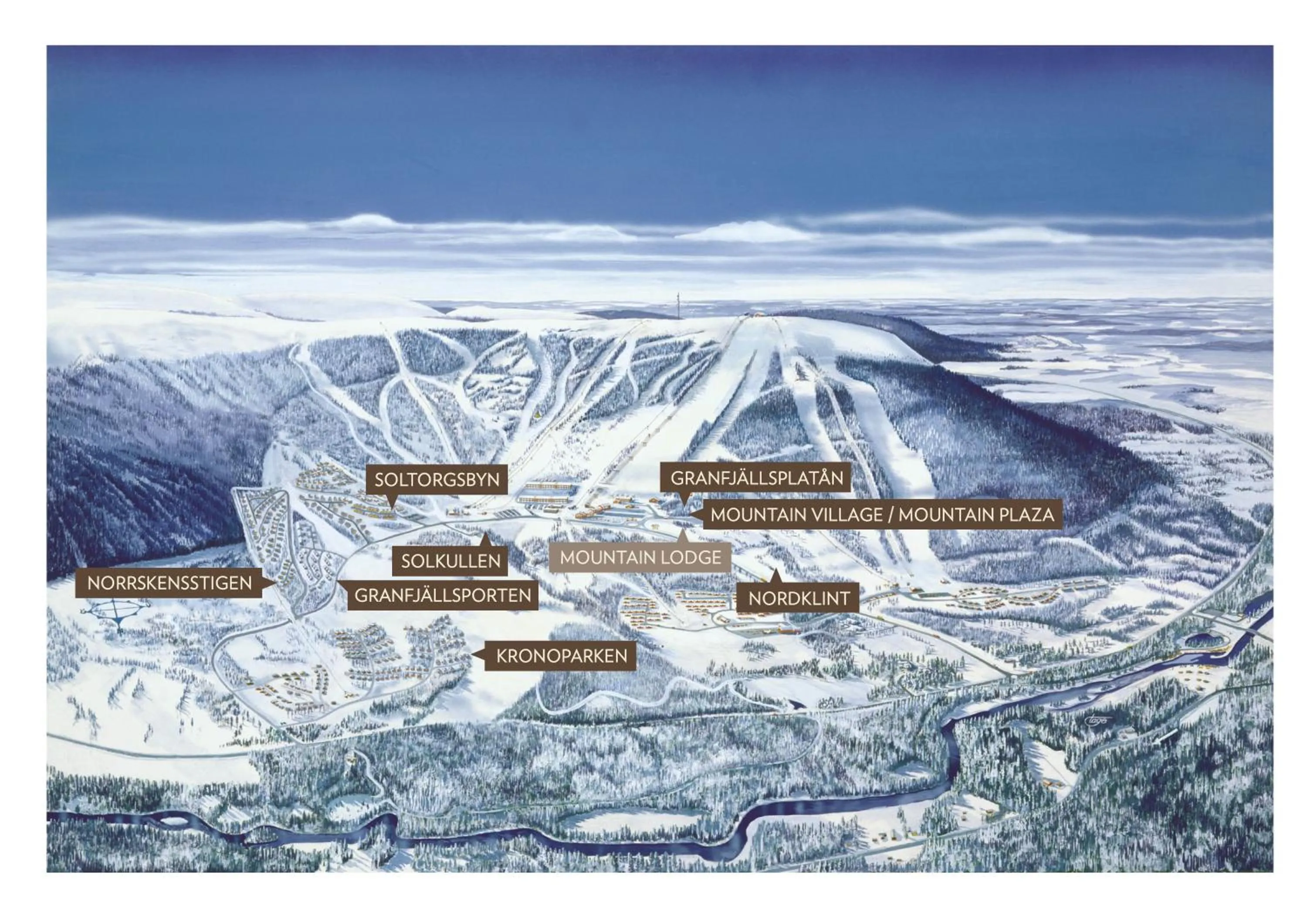 City view in Mountain Lodge