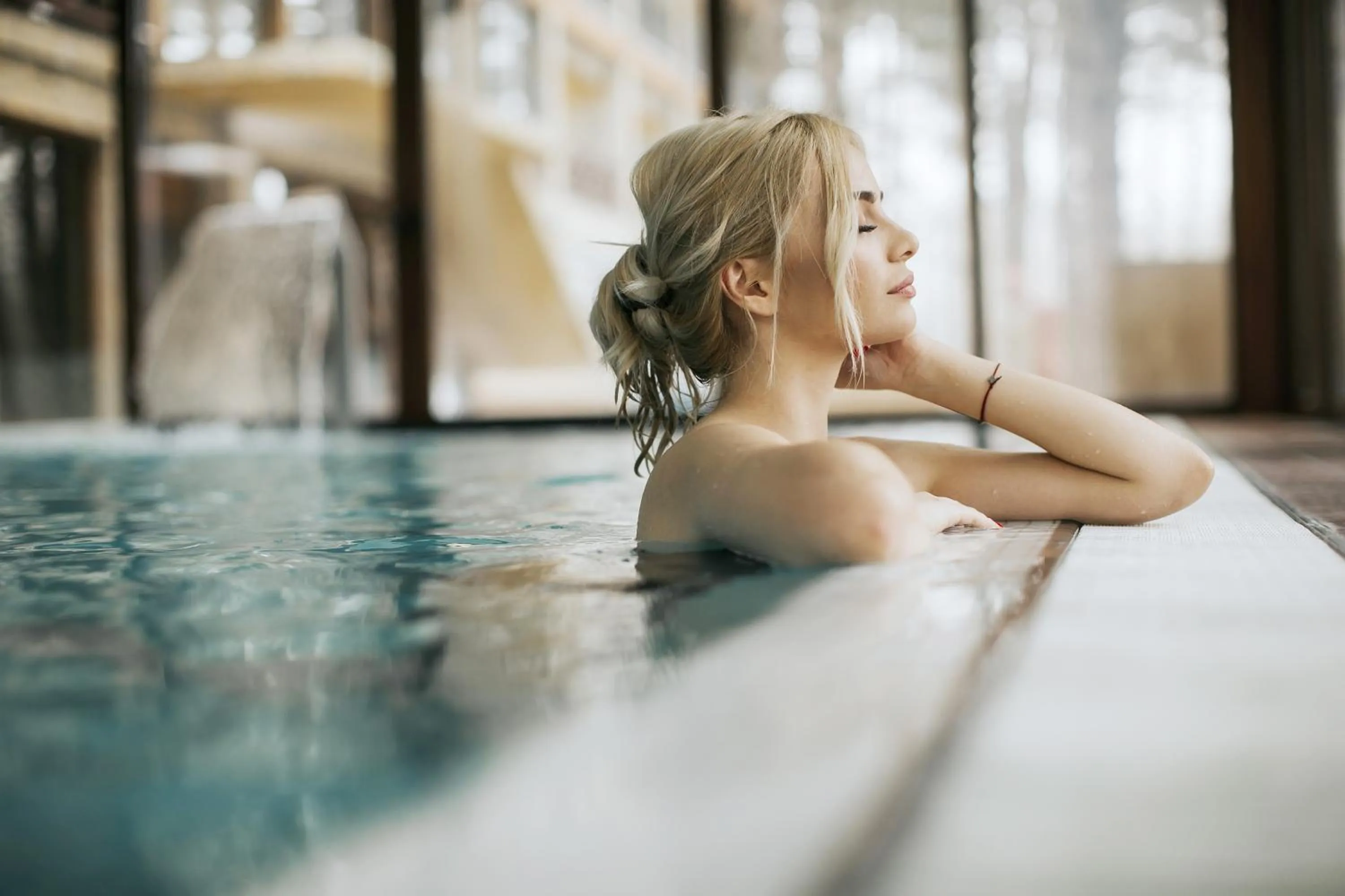 Swimming pool in Mountain Lodge