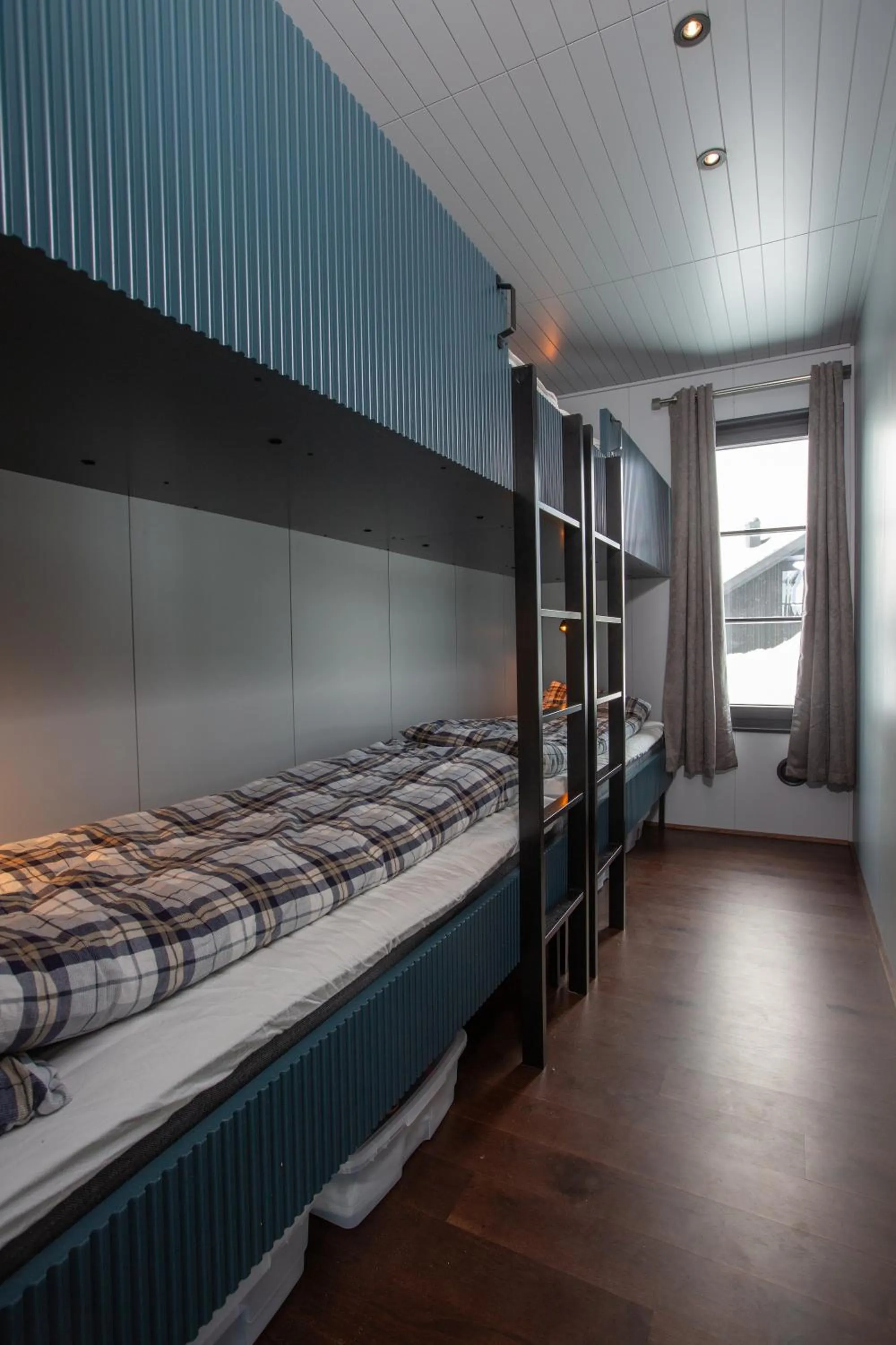 Bed in Mountain Lodge