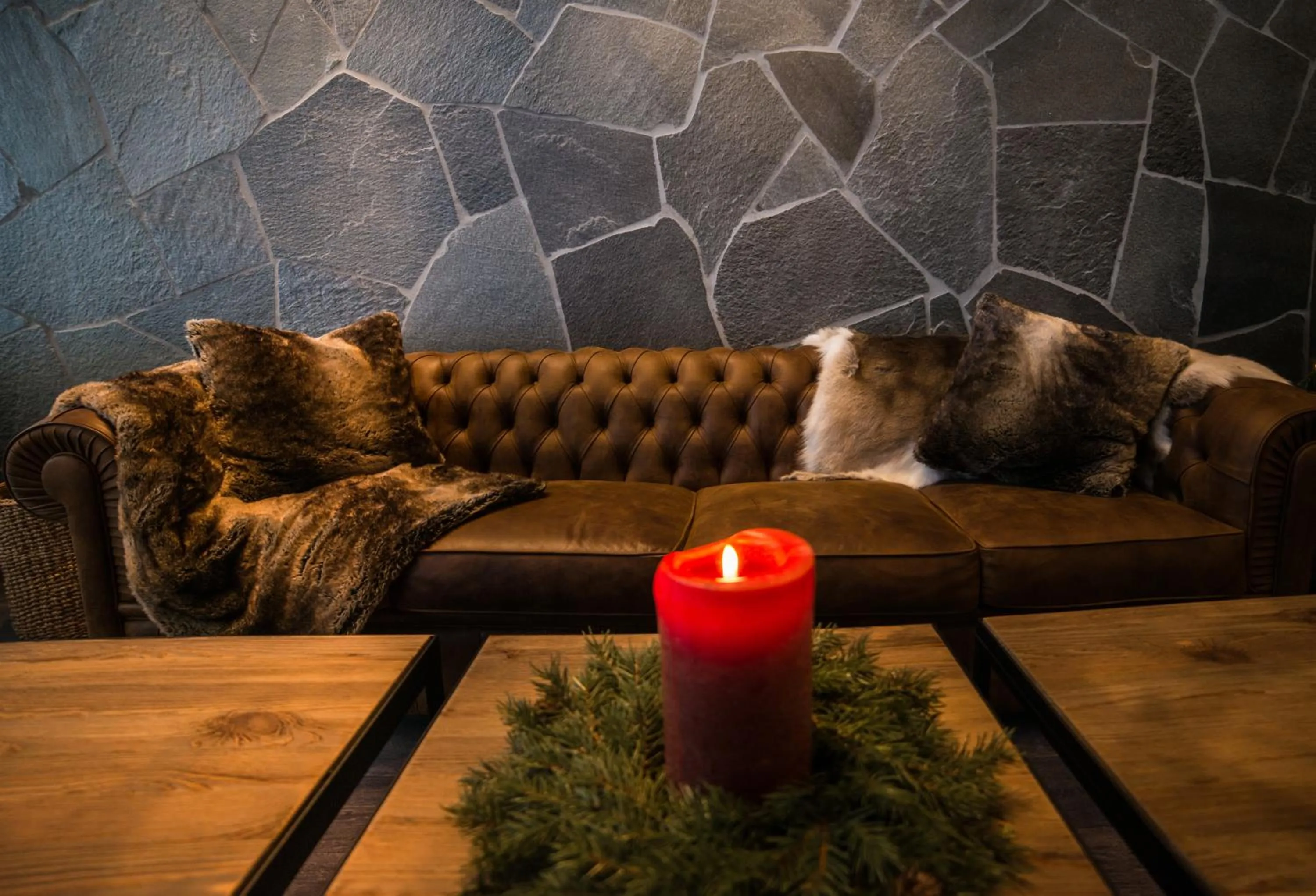 Seating area in Mountain Lodge