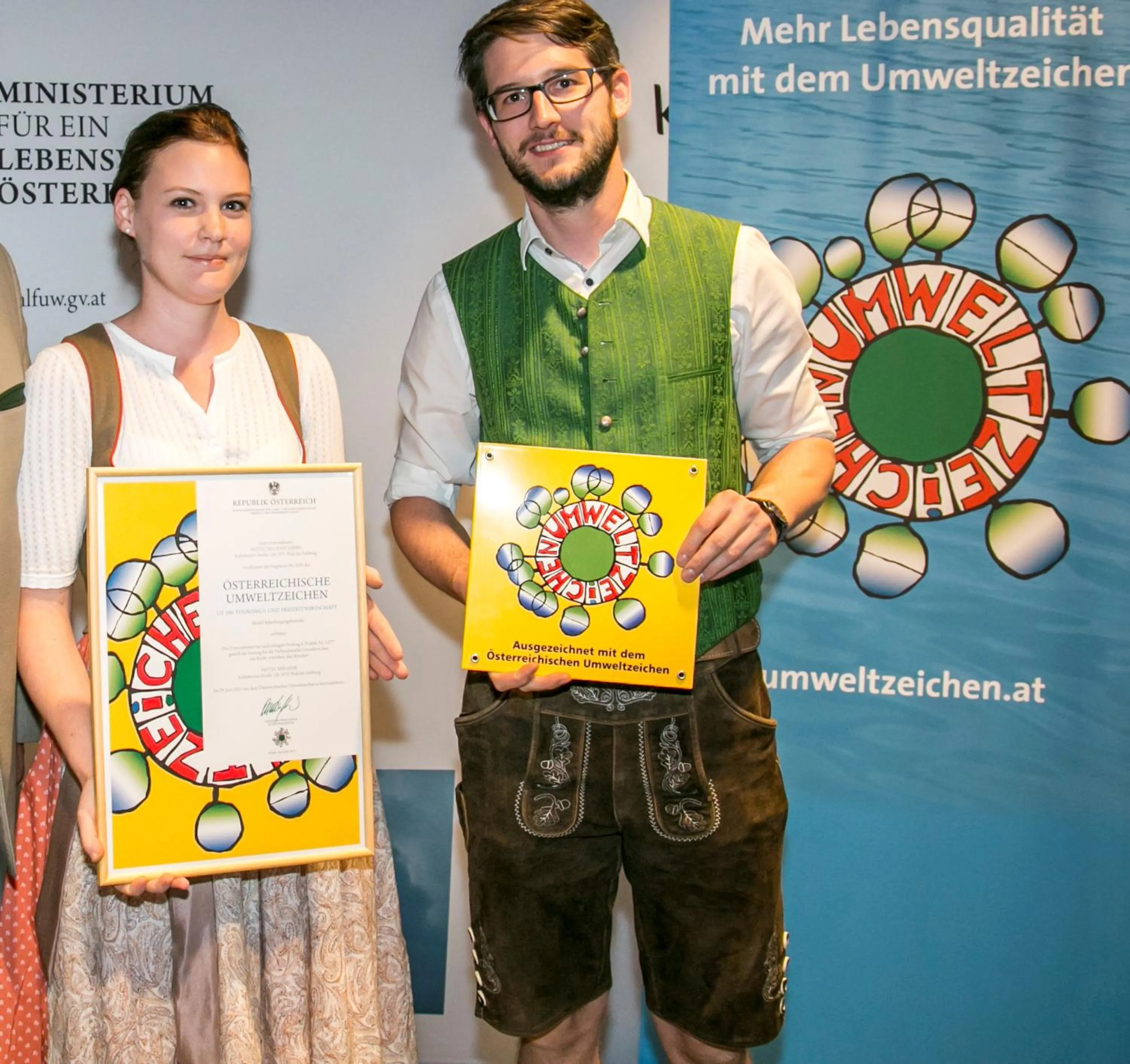 Certificate/Award in Hotel Garni Melanie