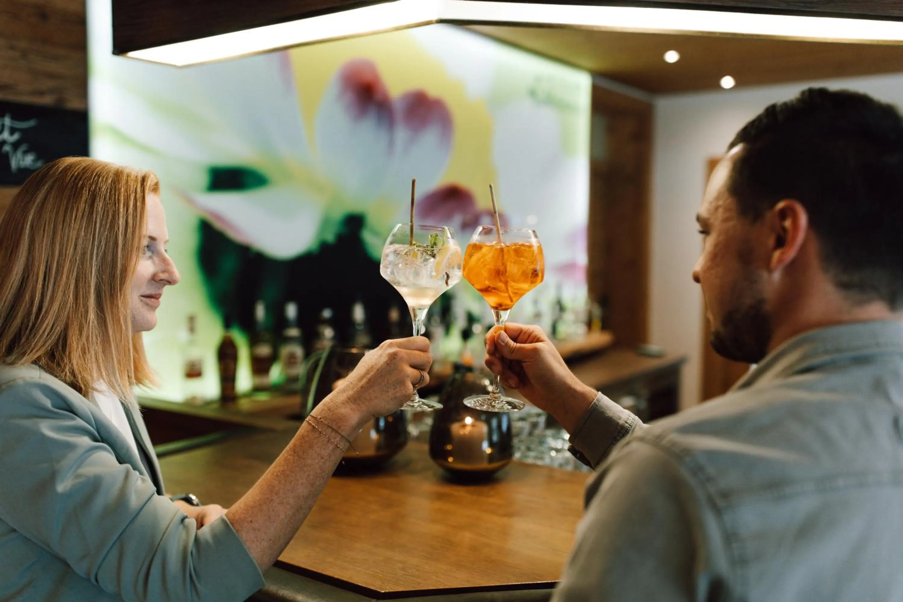 Lounge or bar in Hotel Garni Melanie