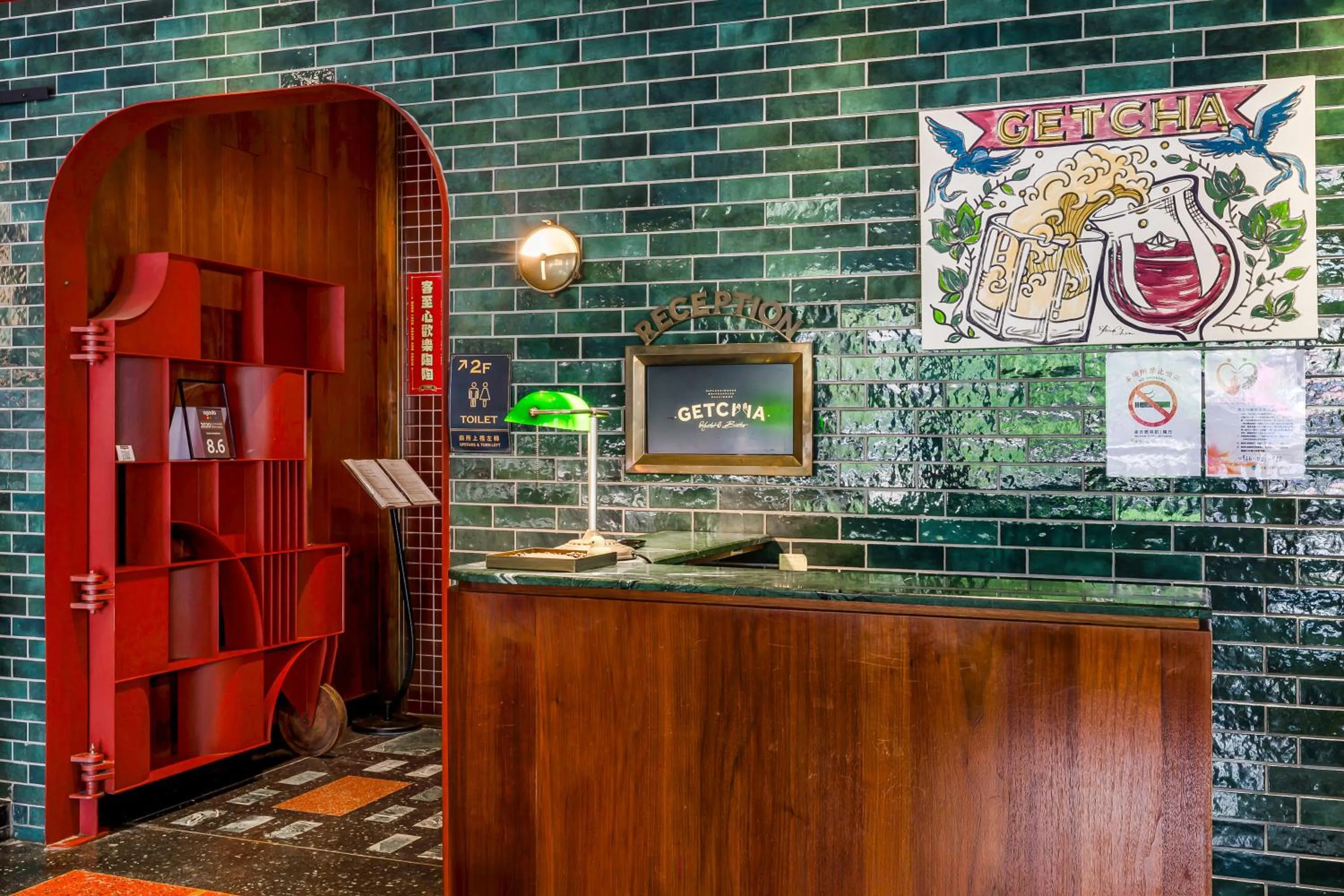 On site in Getcha Hostel