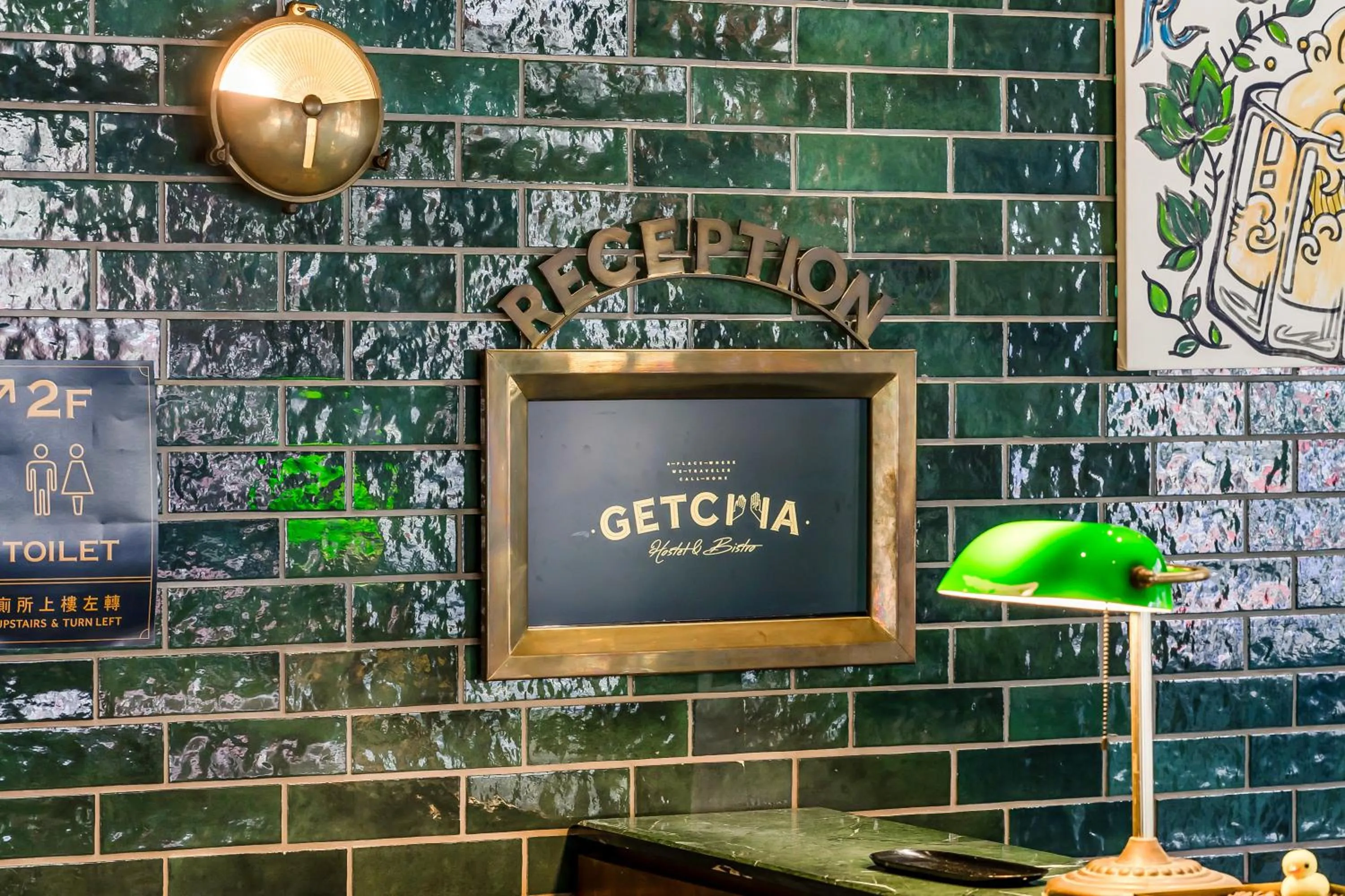 On site in Getcha Hostel