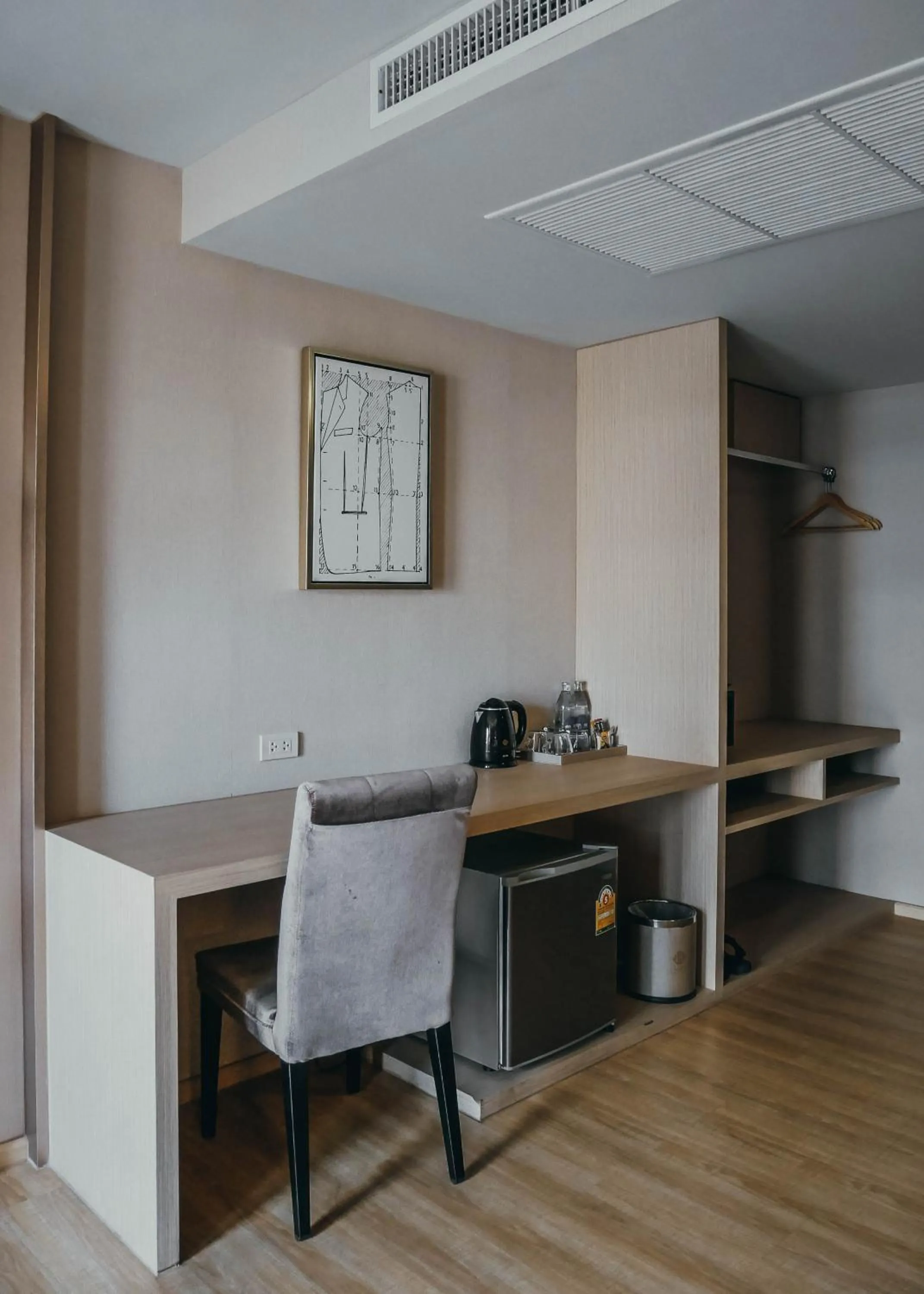 Decorative detail in De Prime Rangnam Hotel