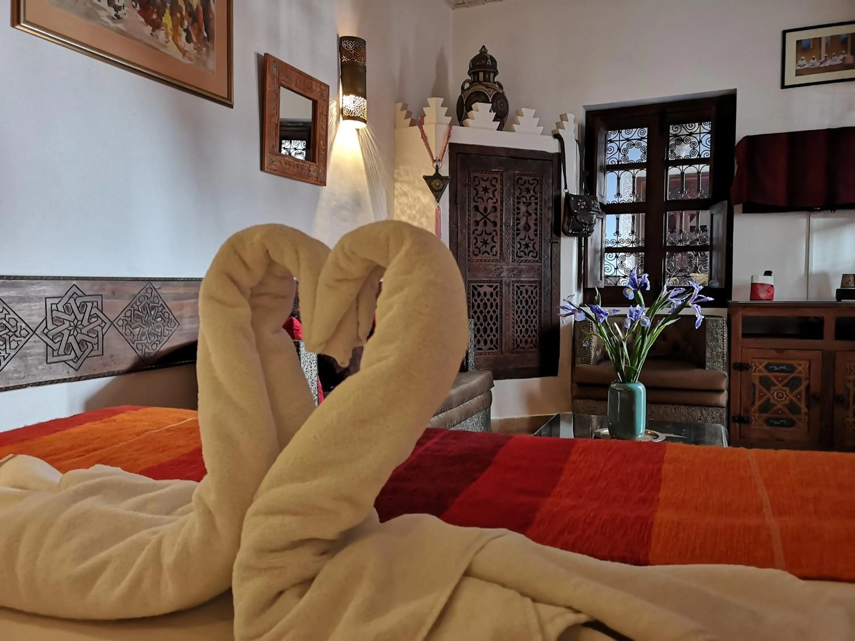 Bedroom in Riad Charme d'Orient Adults Only