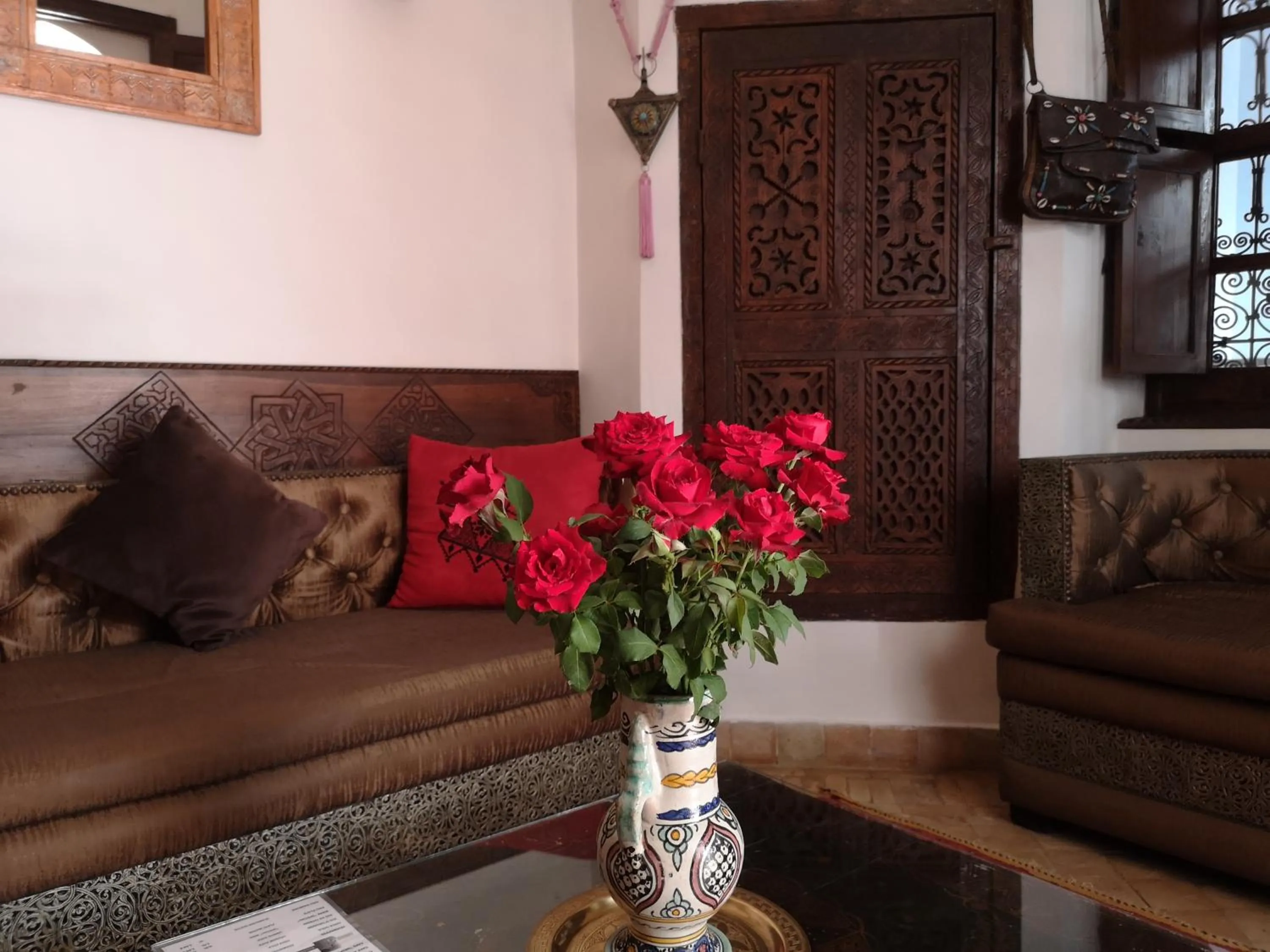 Living room in Riad Charme d'Orient Adults Only