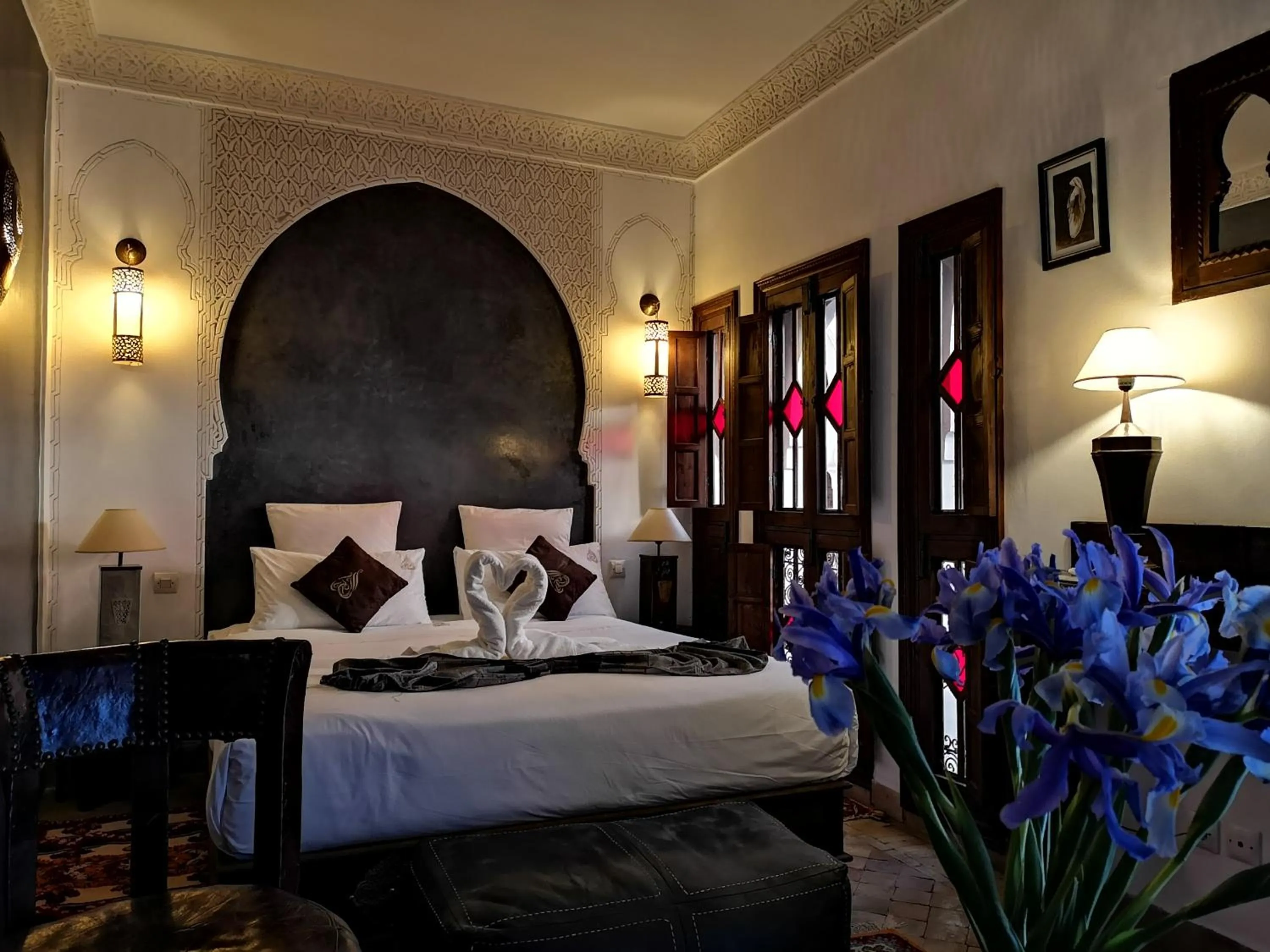 Bedroom in Riad Charme d'Orient Adults Only