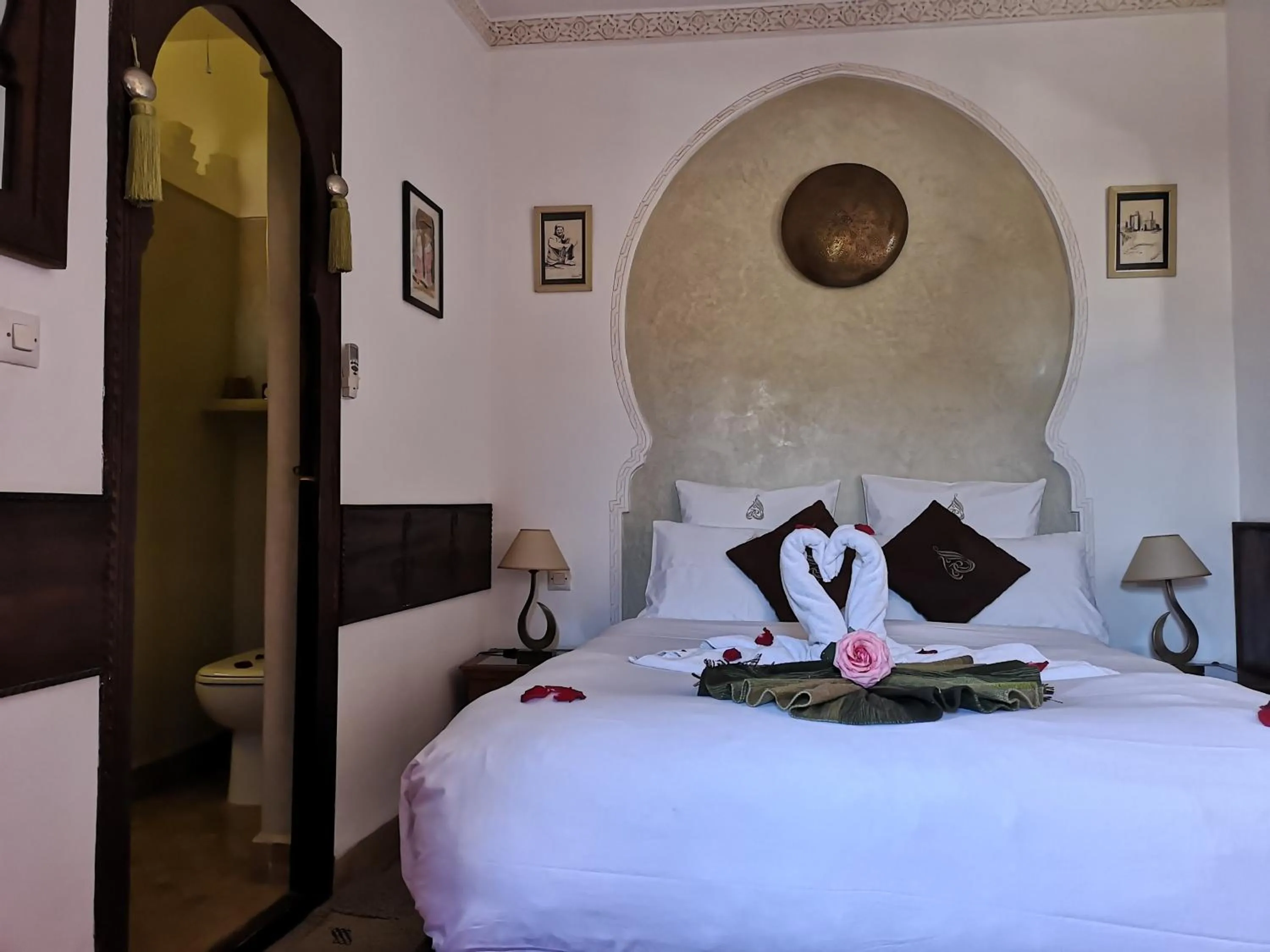 Bedroom in Riad Charme d'Orient Adults Only