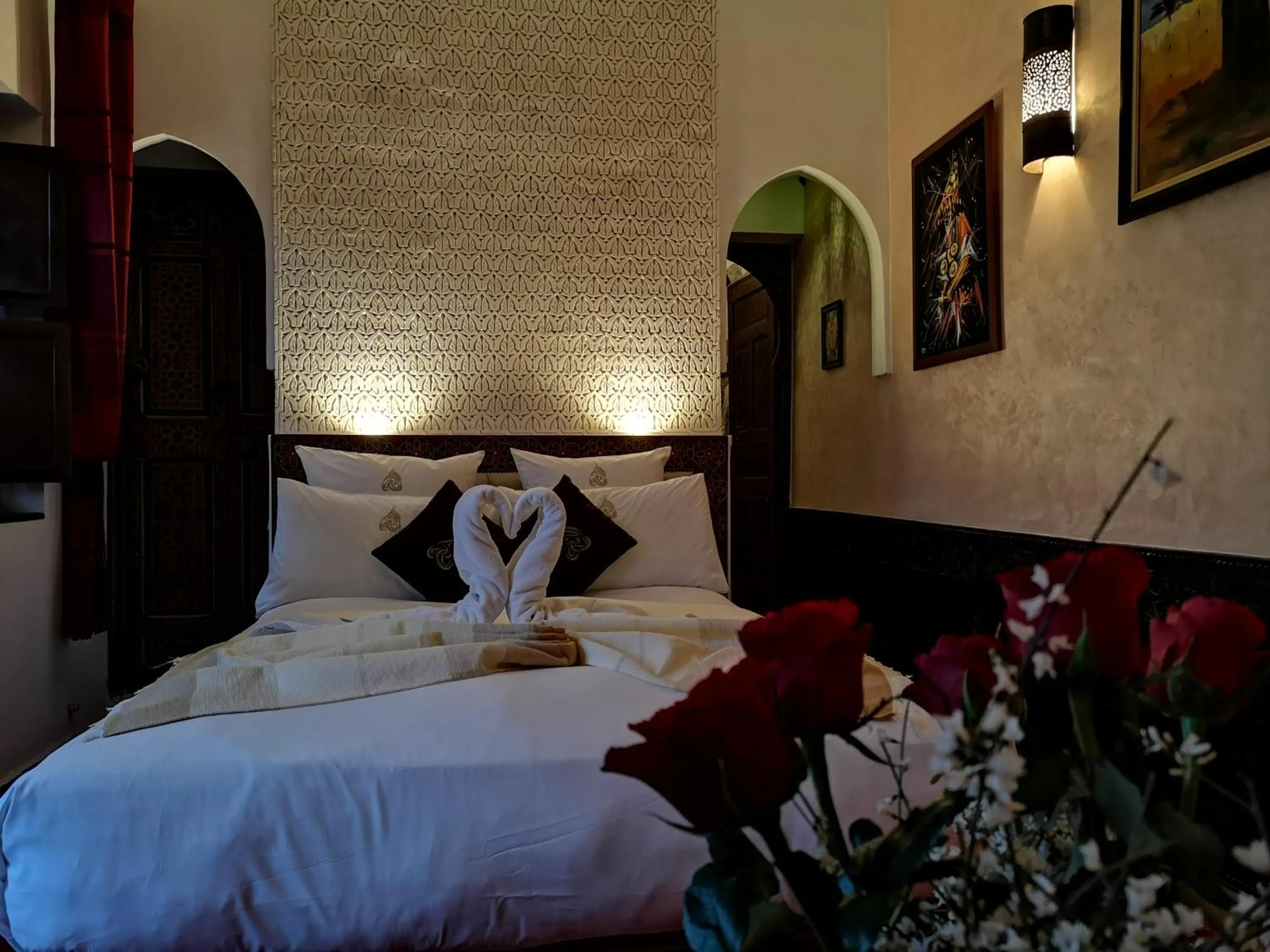 Bedroom in Riad Charme d'Orient Adults Only