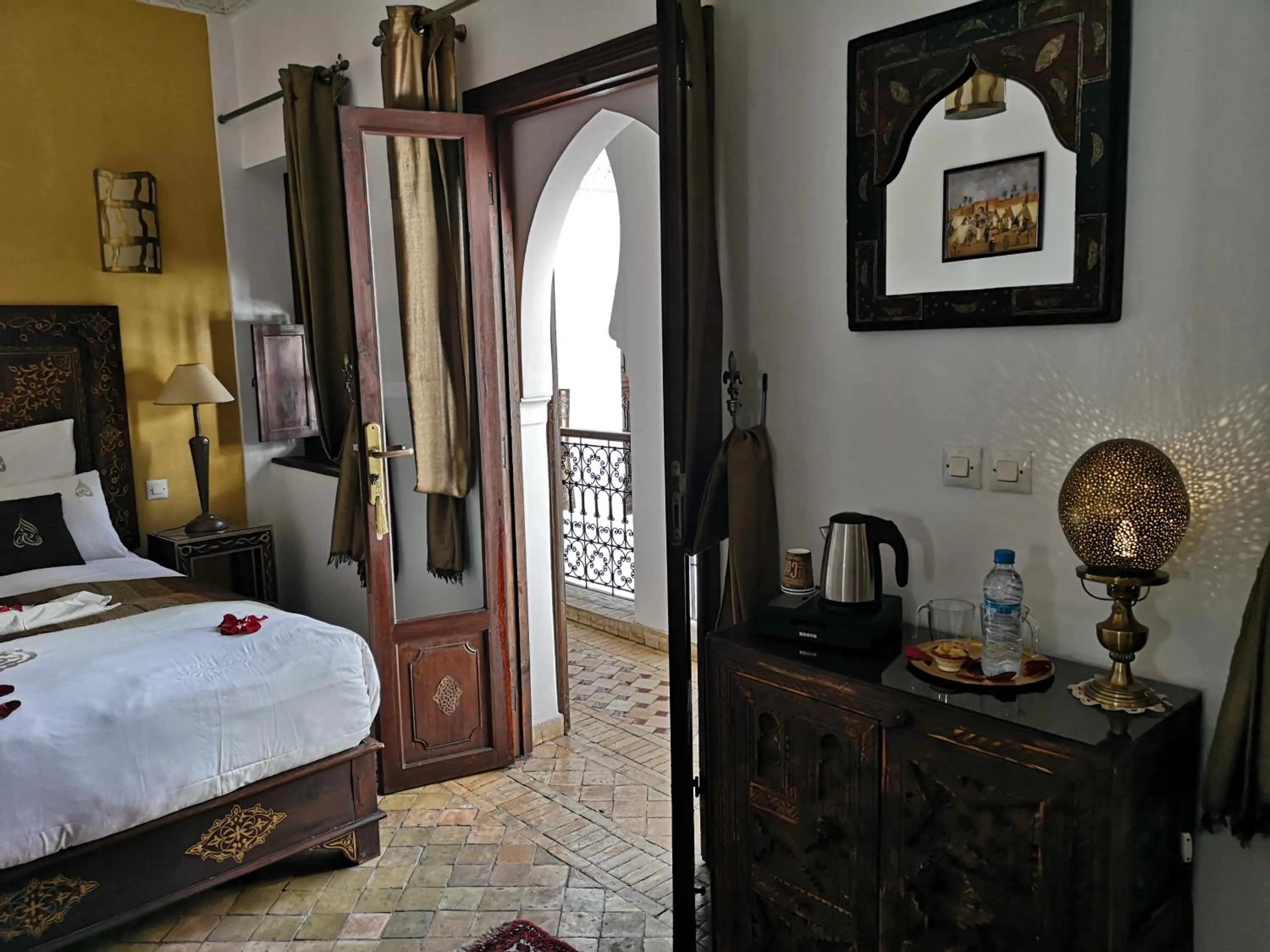 Bedroom in Riad Charme d'Orient Adults Only
