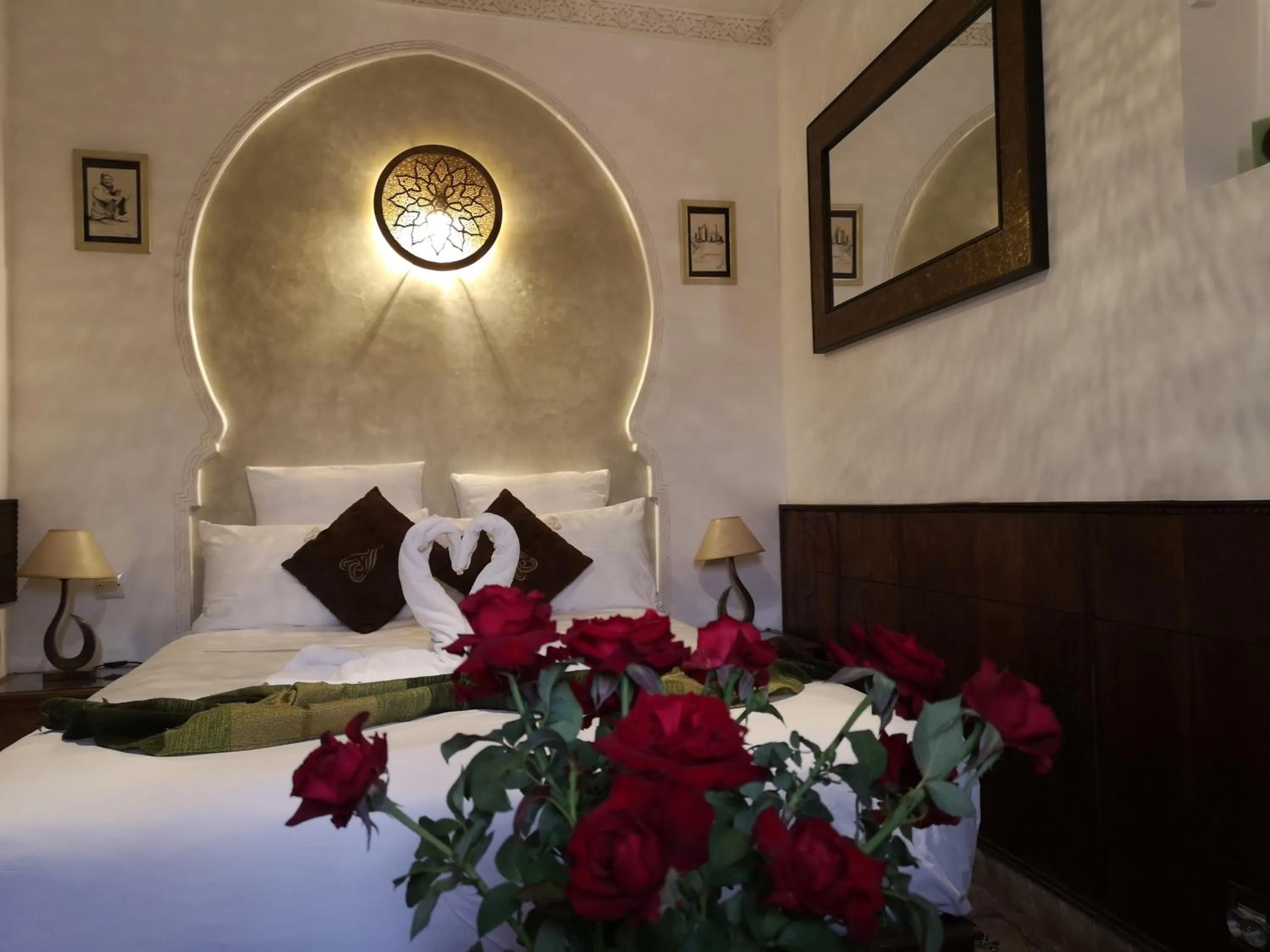 Bedroom in Riad Charme d'Orient Adults Only
