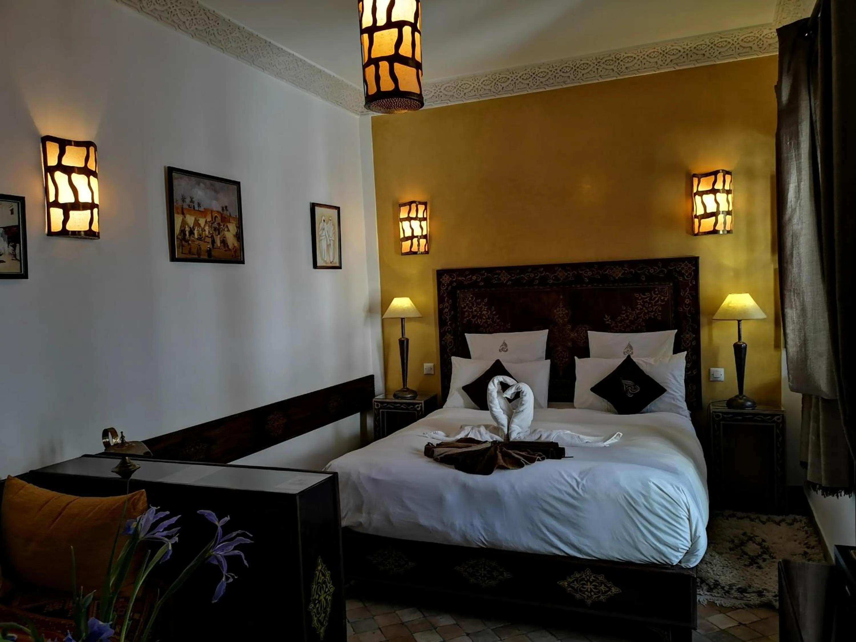 Bedroom in Riad Charme d'Orient Adults Only