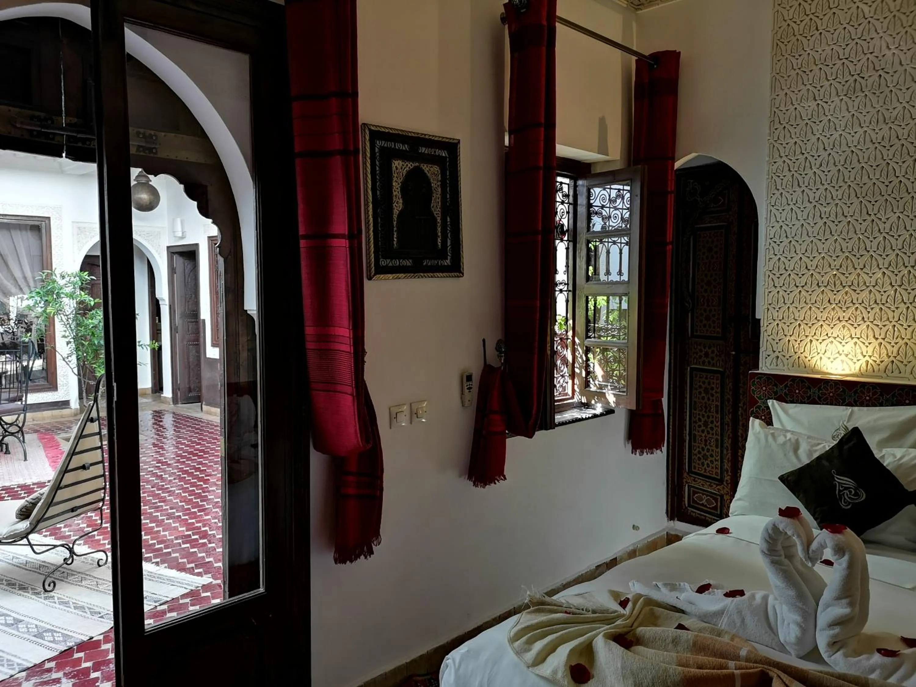 Bedroom in Riad Charme d'Orient Adults Only