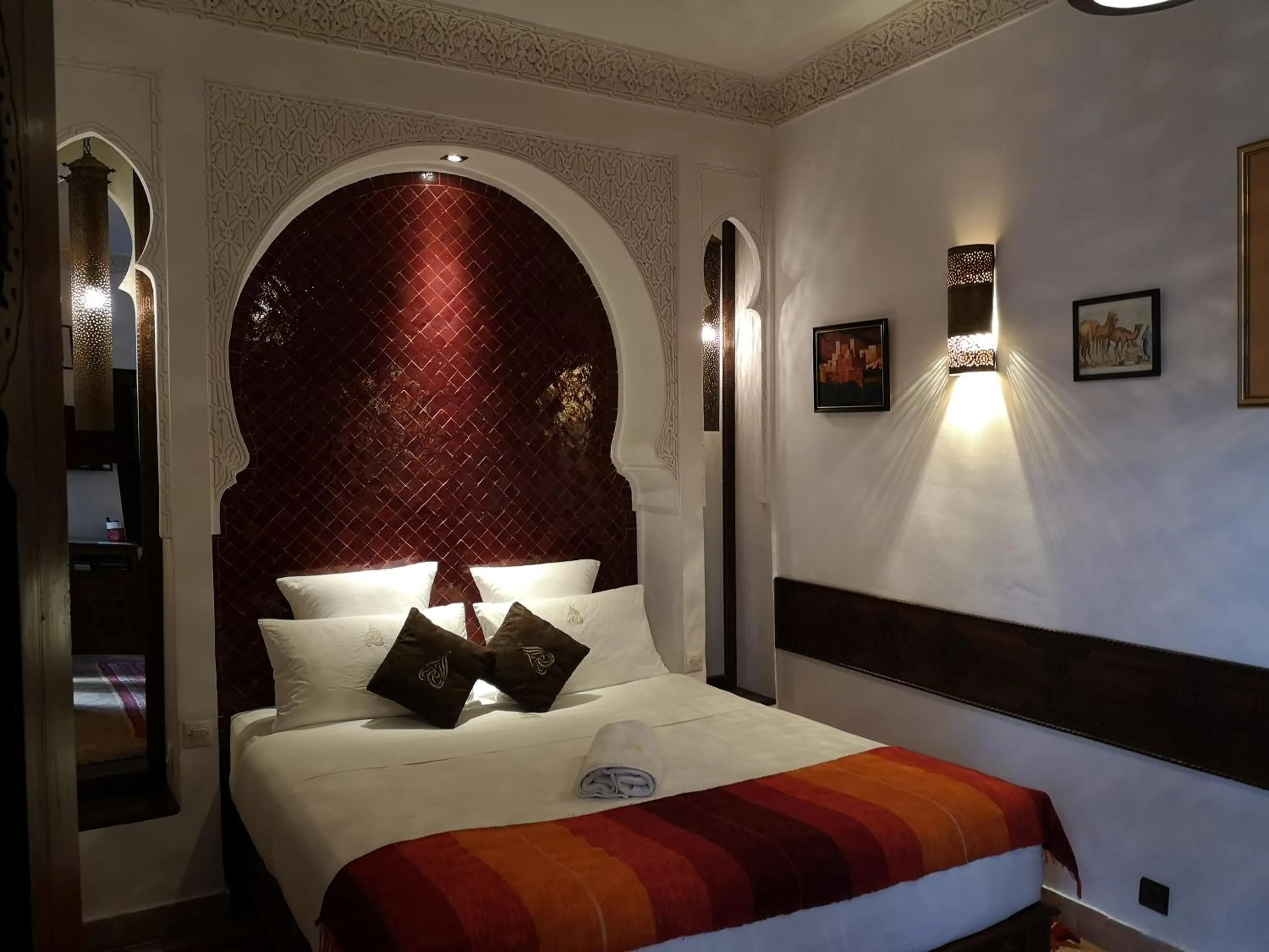 Bedroom in Riad Charme d'Orient Adults Only