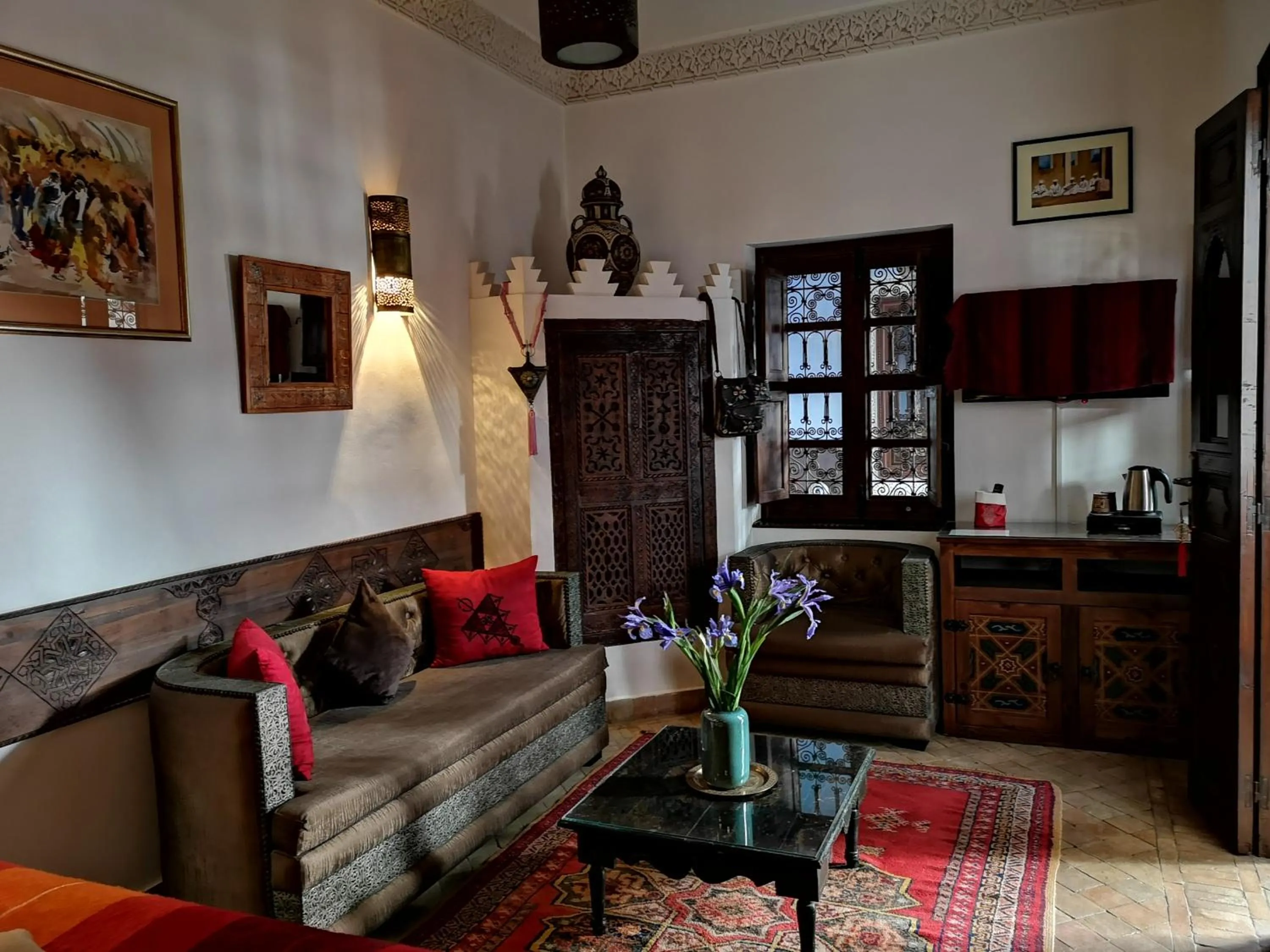 Living room in Riad Charme d'Orient Adults Only
