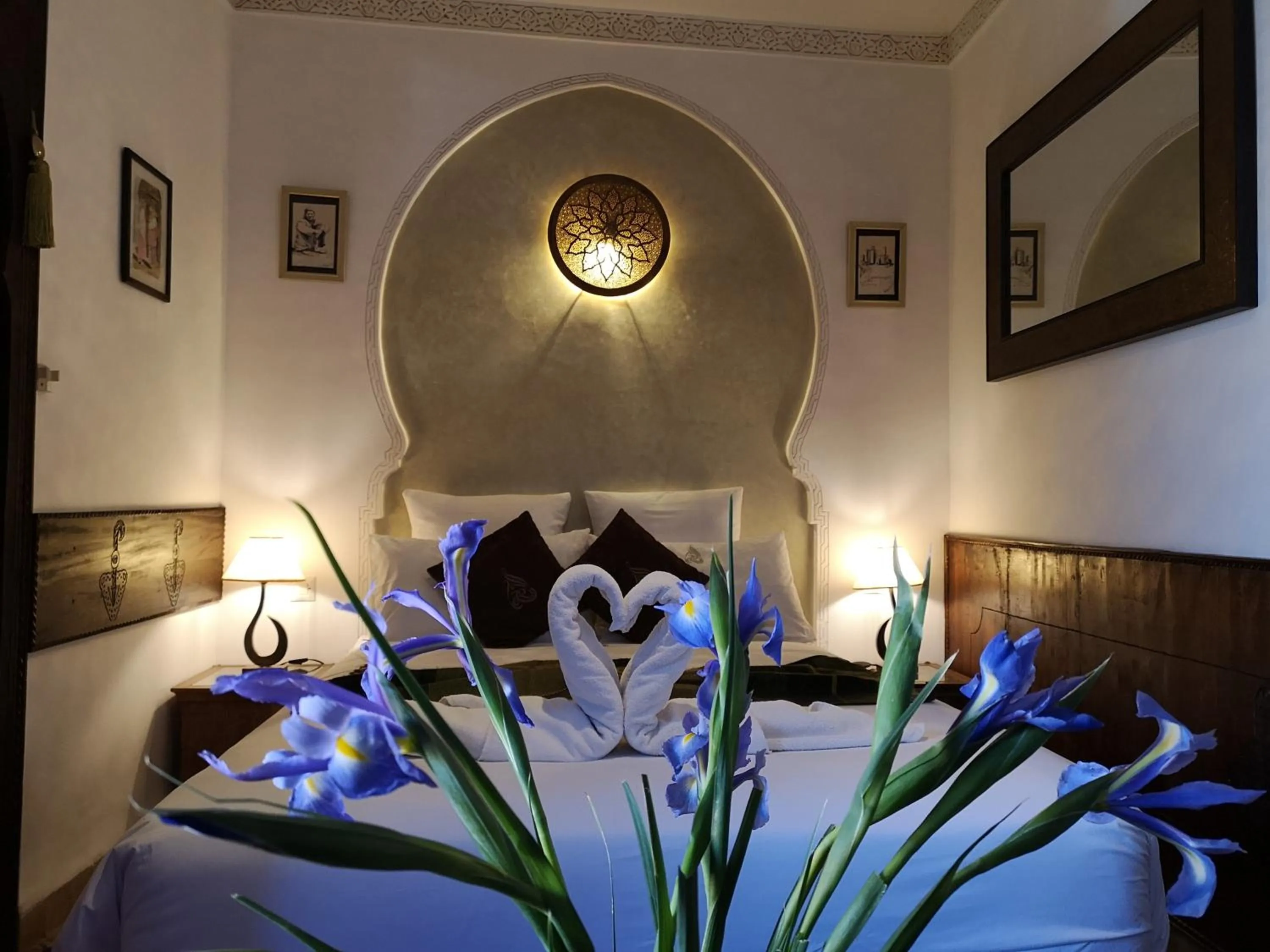 Bedroom in Riad Charme d'Orient Adults Only