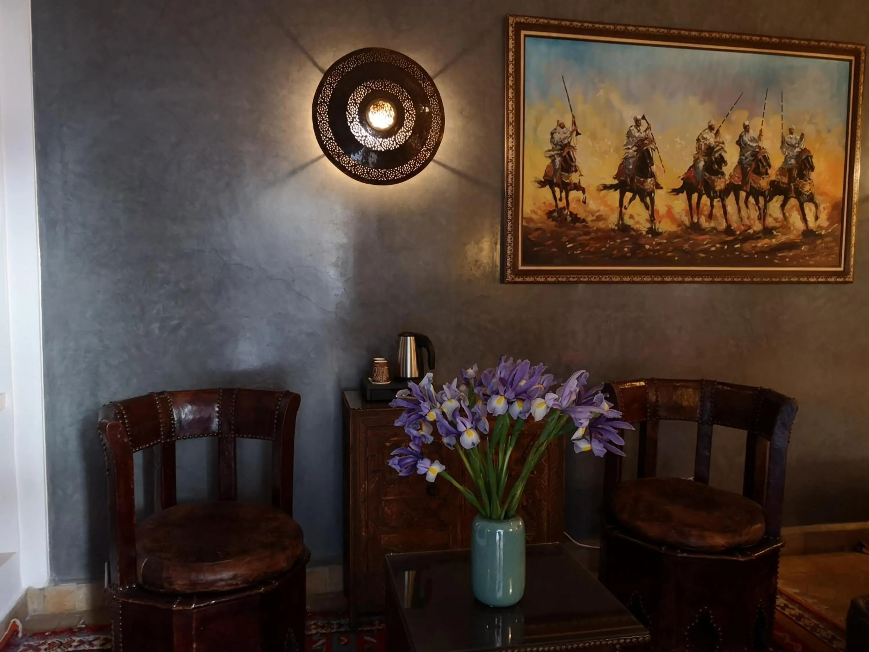 Living room in Riad Charme d'Orient Adults Only