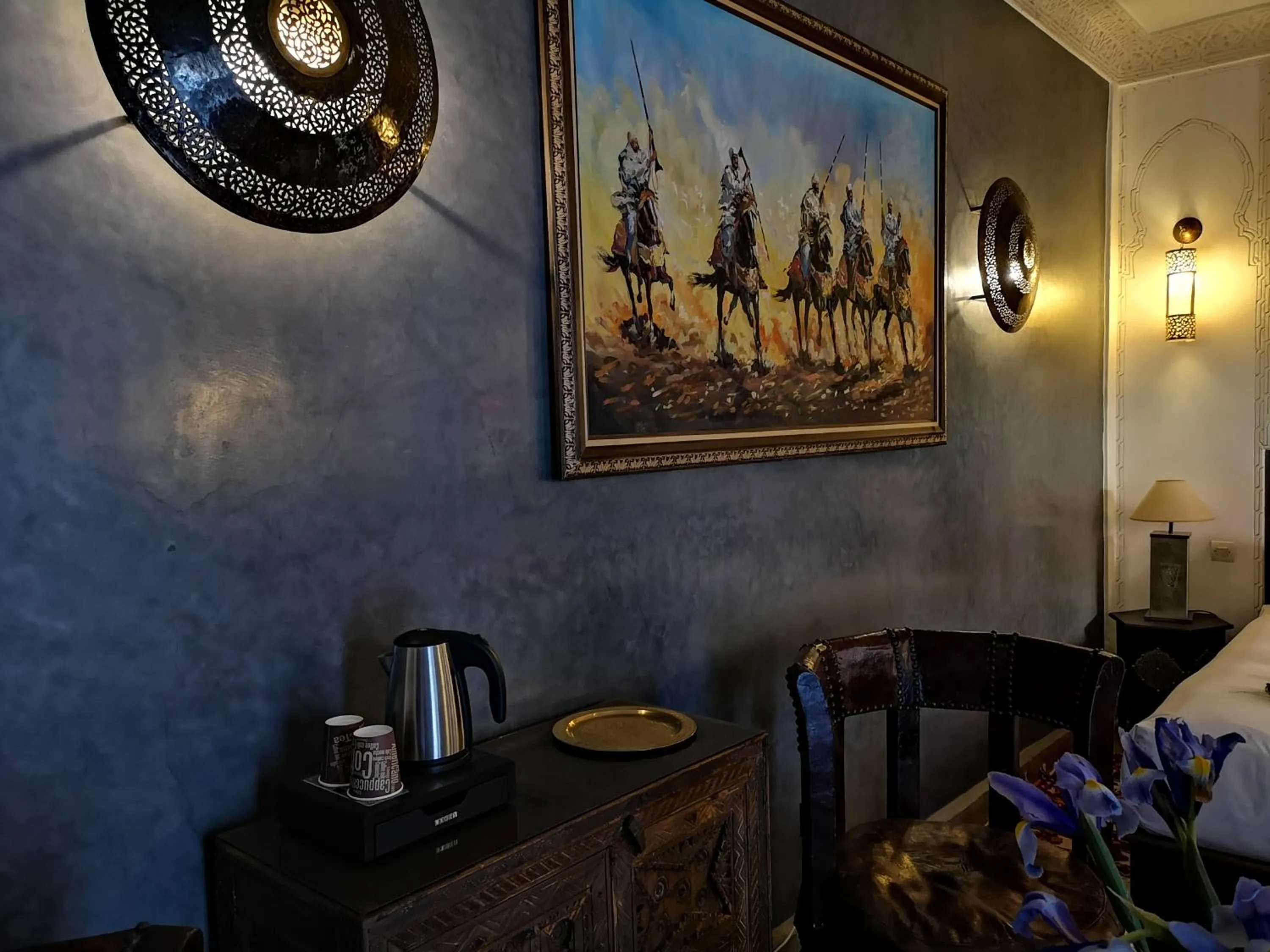 Living room in Riad Charme d'Orient Adults Only