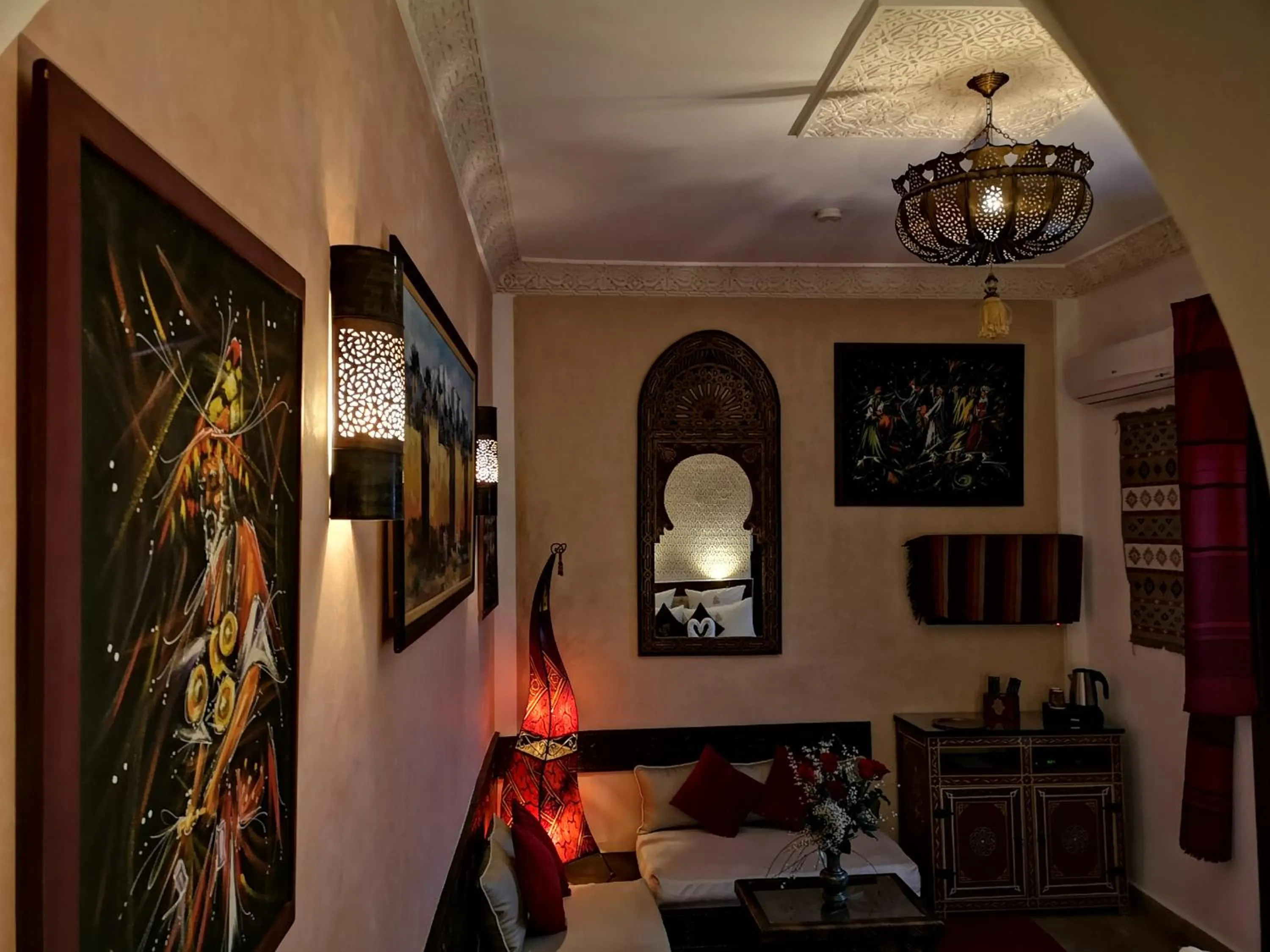 Living room in Riad Charme d'Orient Adults Only