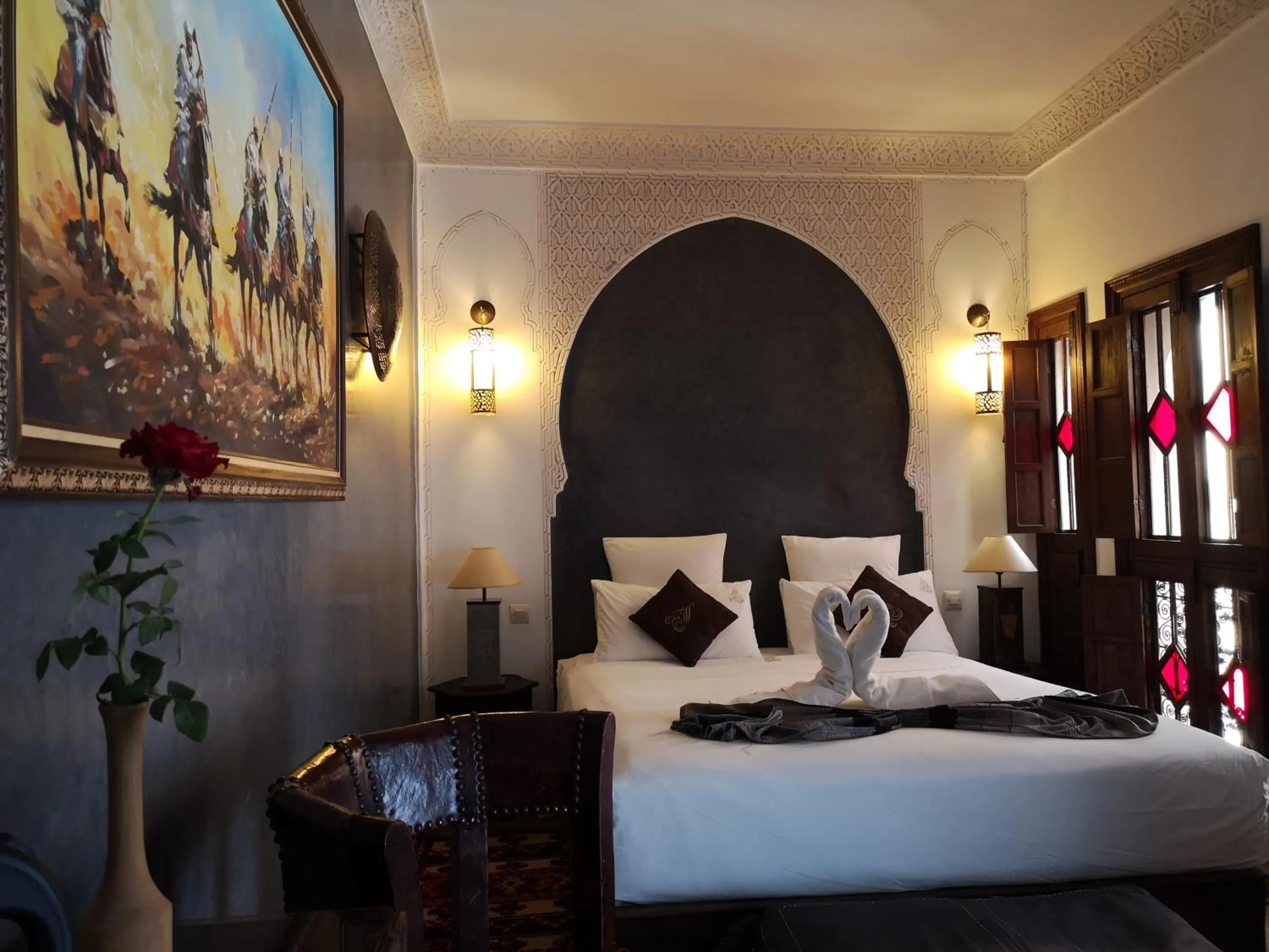 Bedroom in Riad Charme d'Orient Adults Only