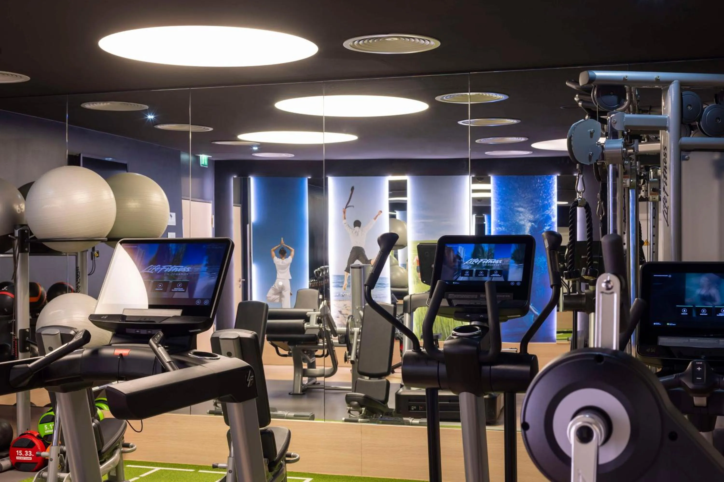 Fitness centre/facilities in Scandic Hamburg Emporio