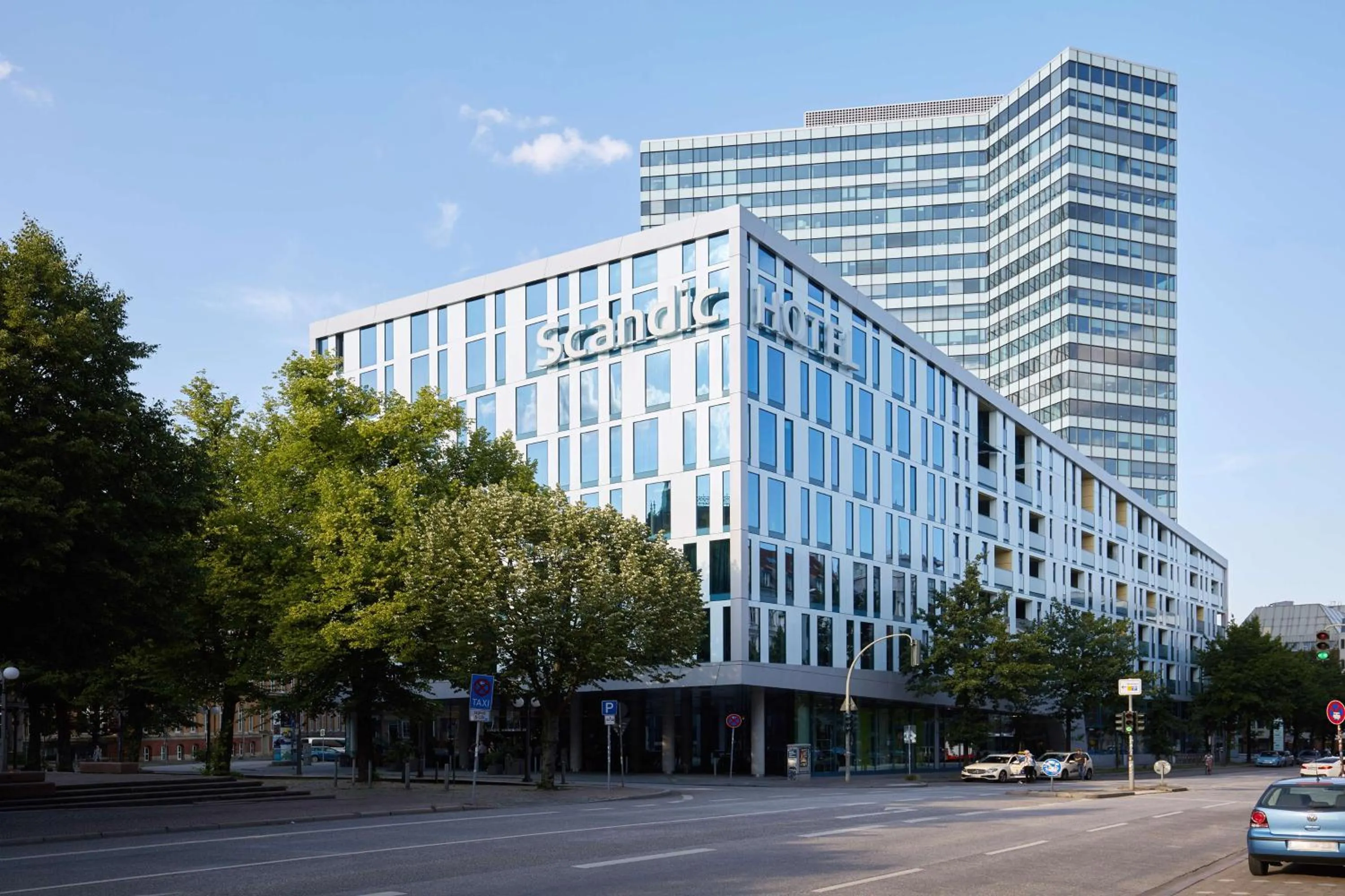 Property building in Scandic Hamburg Emporio