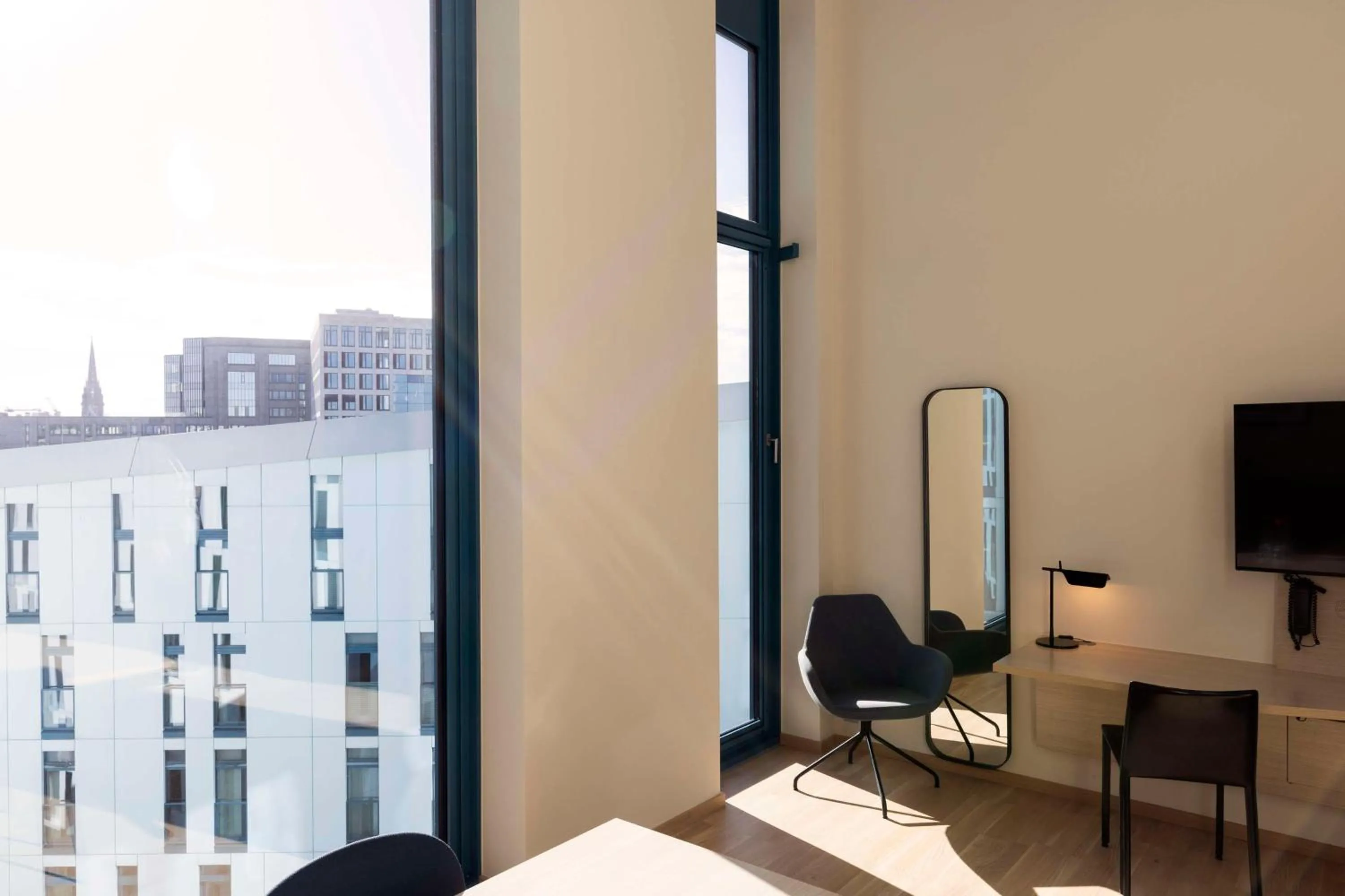 Bedroom in Scandic Hamburg Emporio