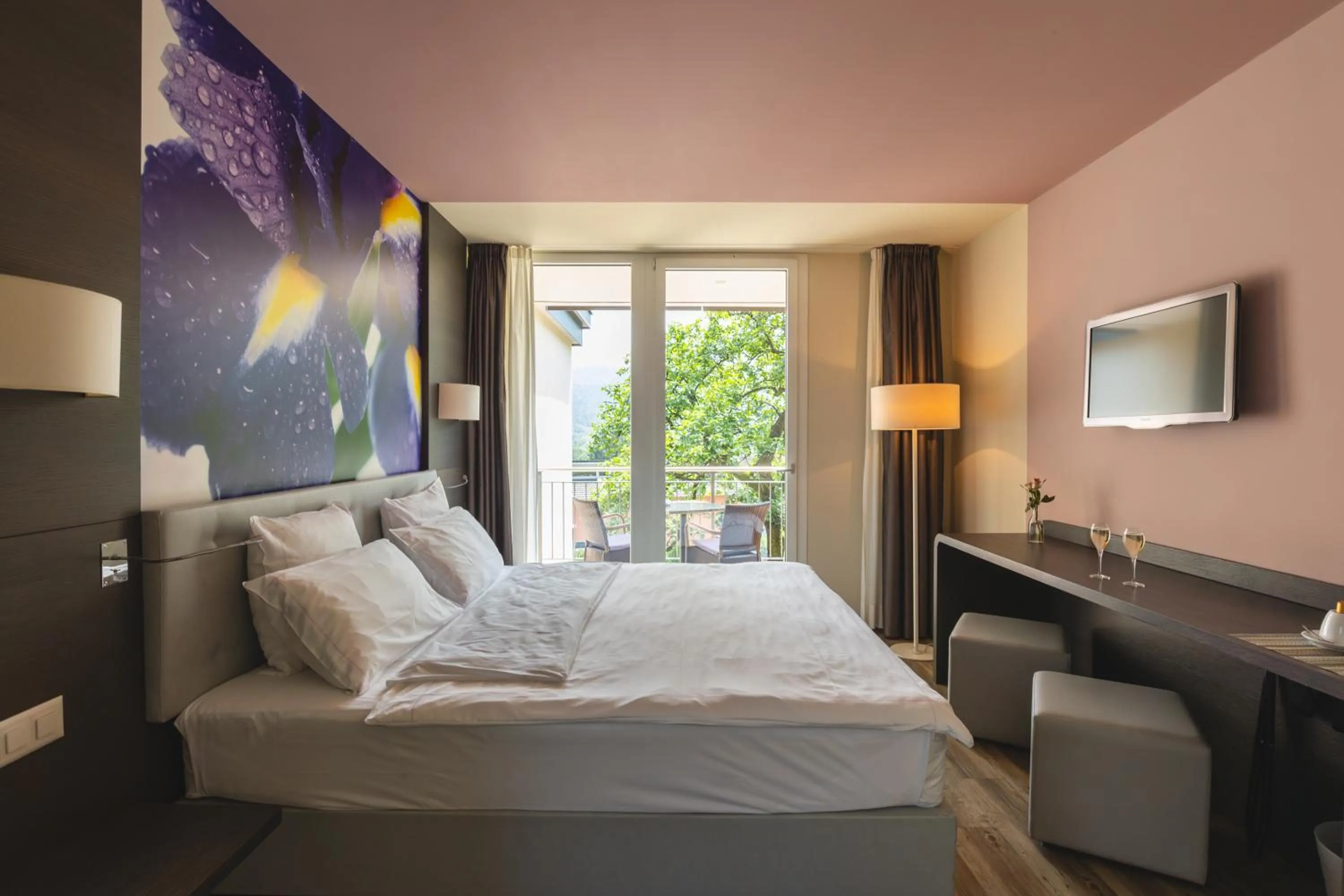 Bedroom, Bed in Charme Hotel Barbatè