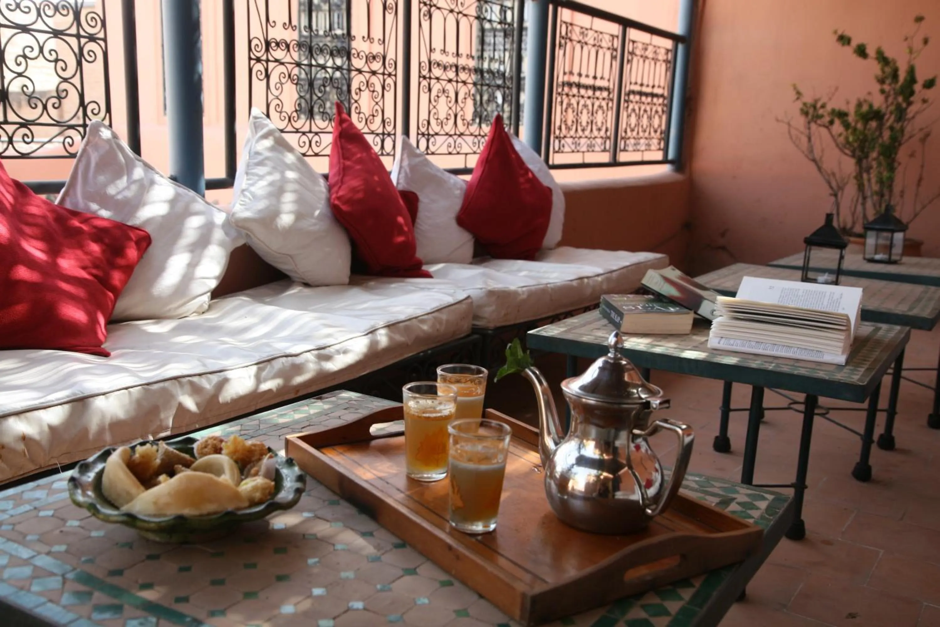 Balcony/Terrace in Riad Spa Dar Nimbus