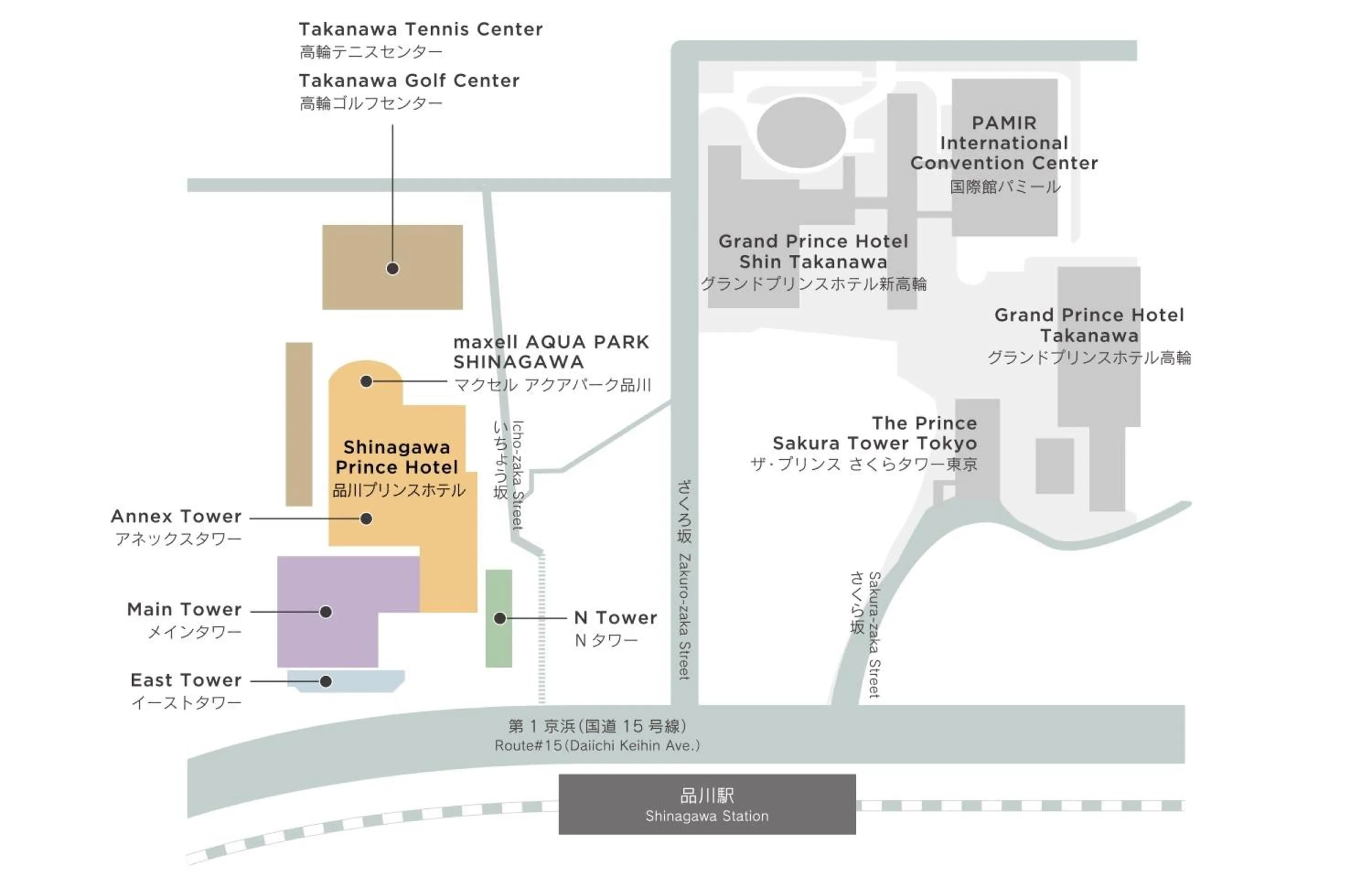 Off site in Shinagawa Prince Hotel East Tower