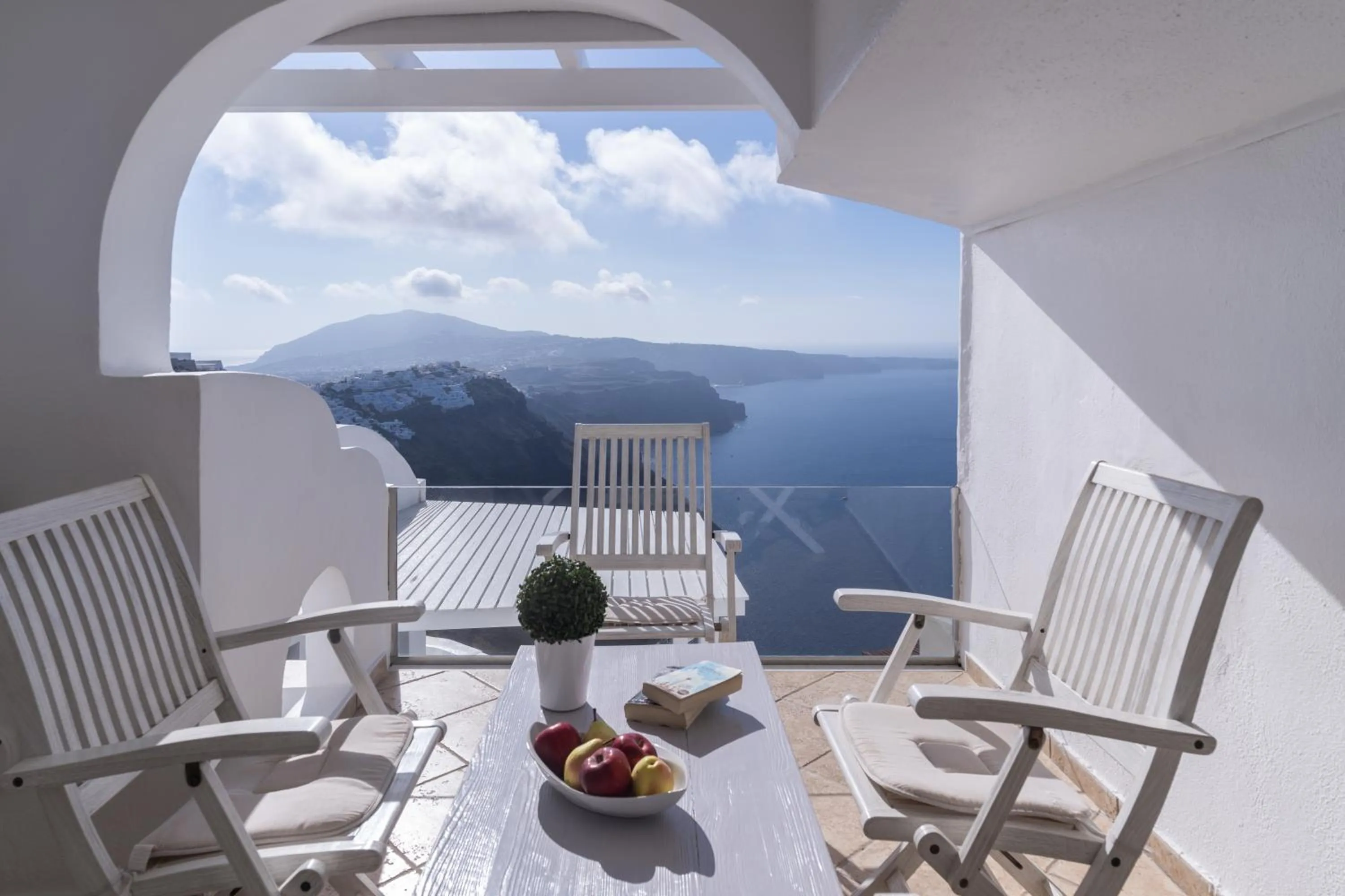 Patio in Nefeli Homes - Adults Only