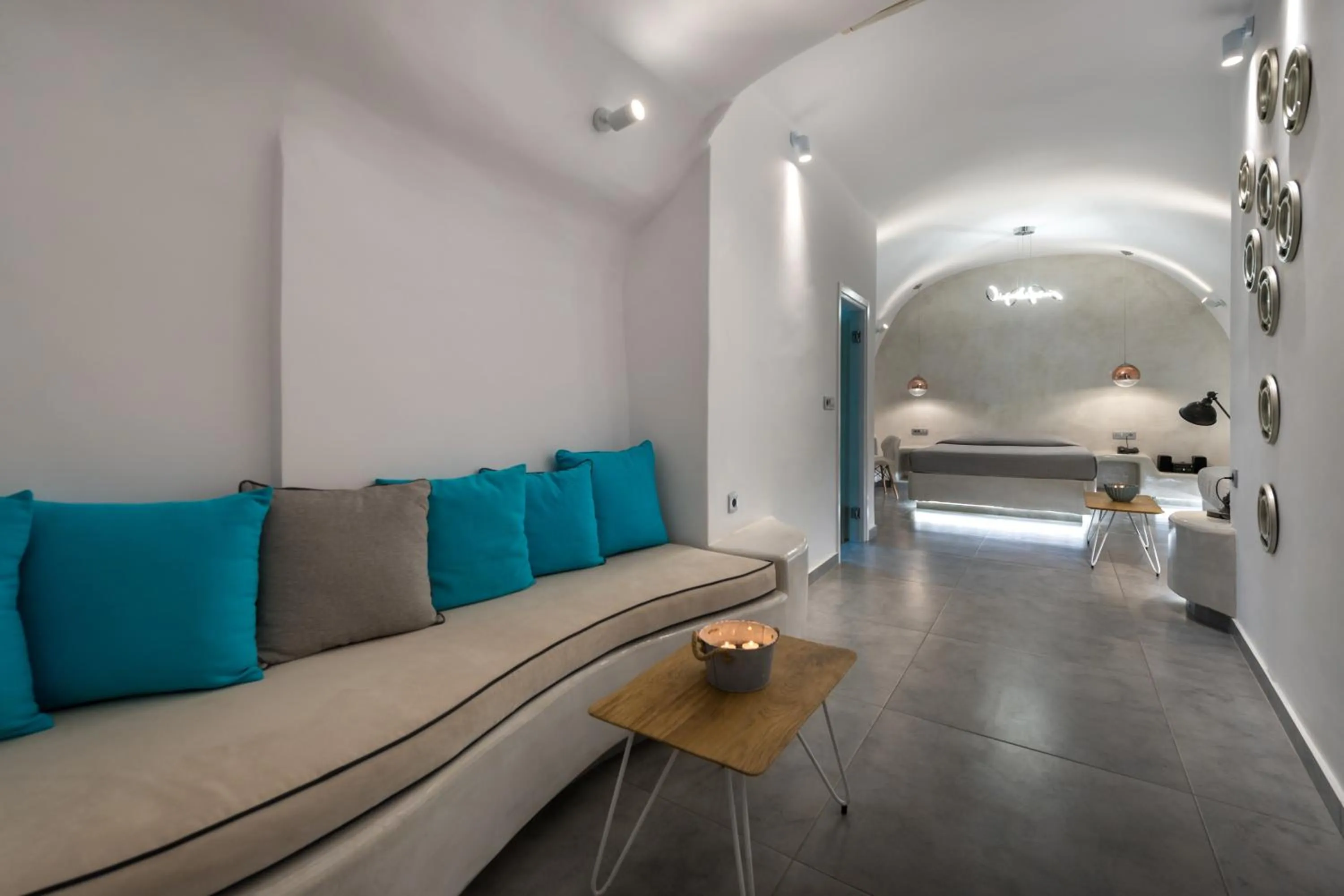 Seating area in Nefeli Homes - Adults Only