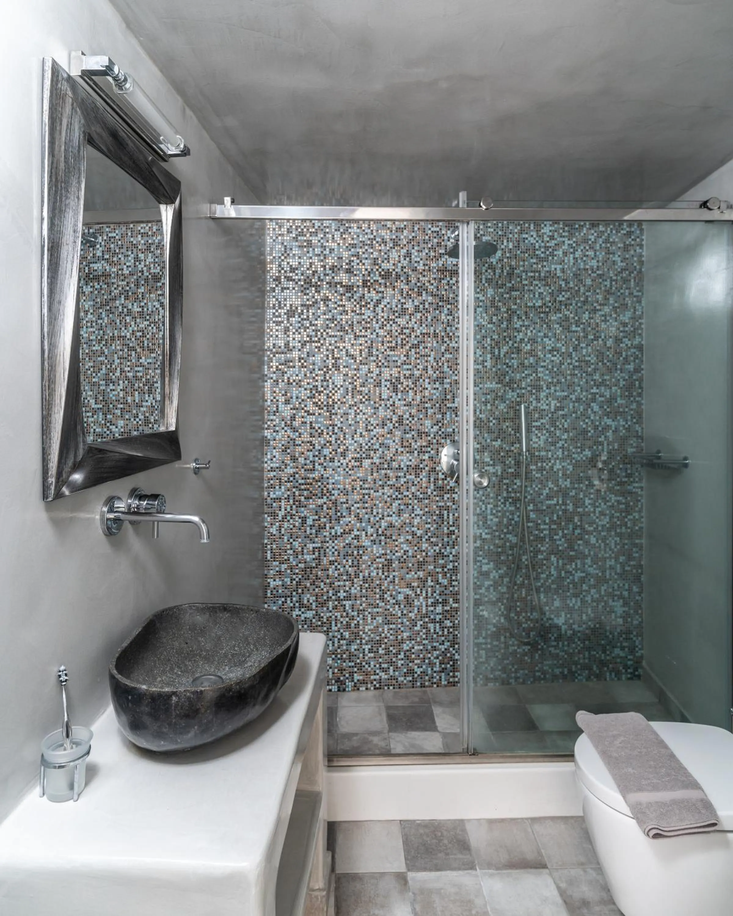 Shower in Nefeli Homes - Adults Only