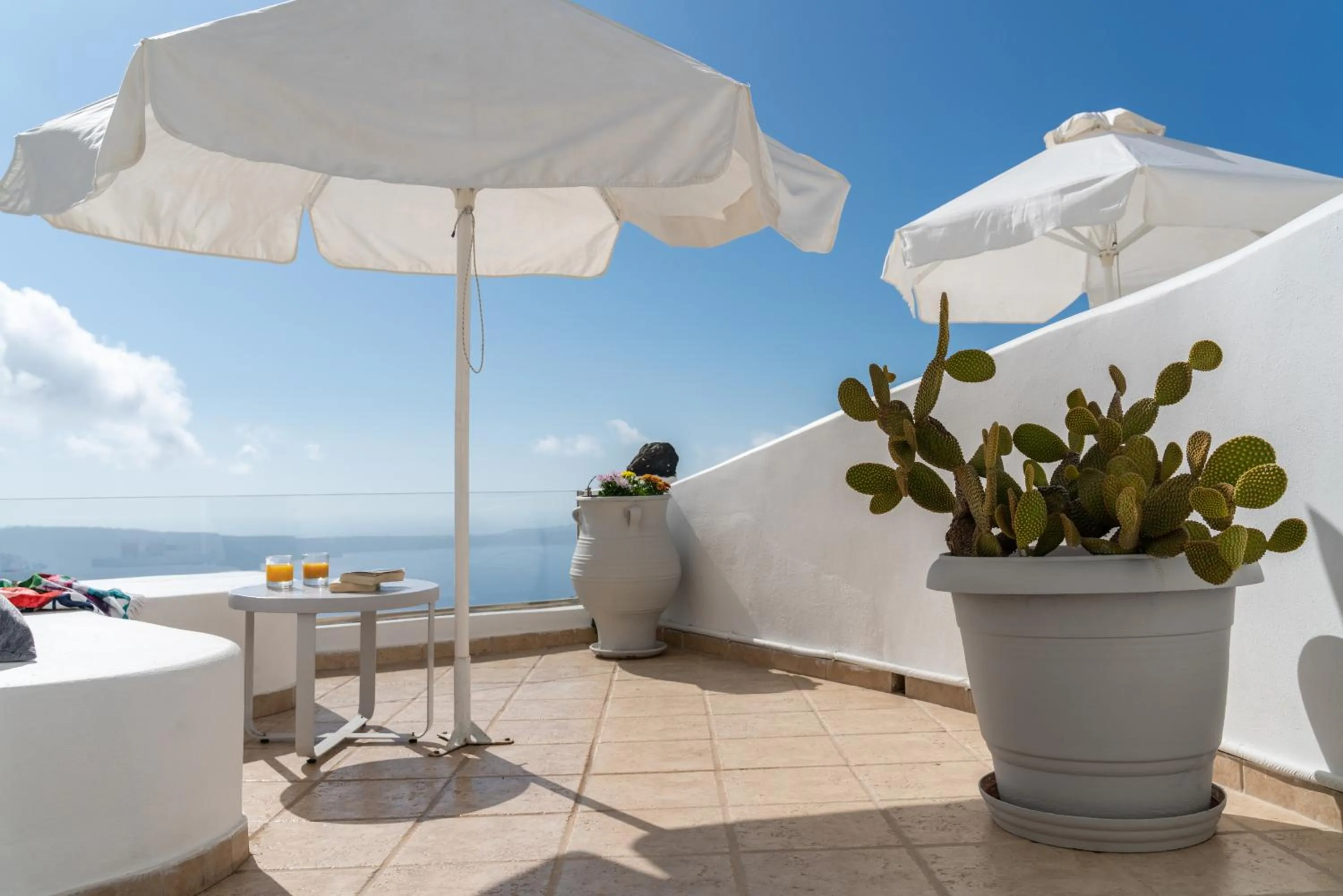 Patio in Nefeli Homes - Adults Only