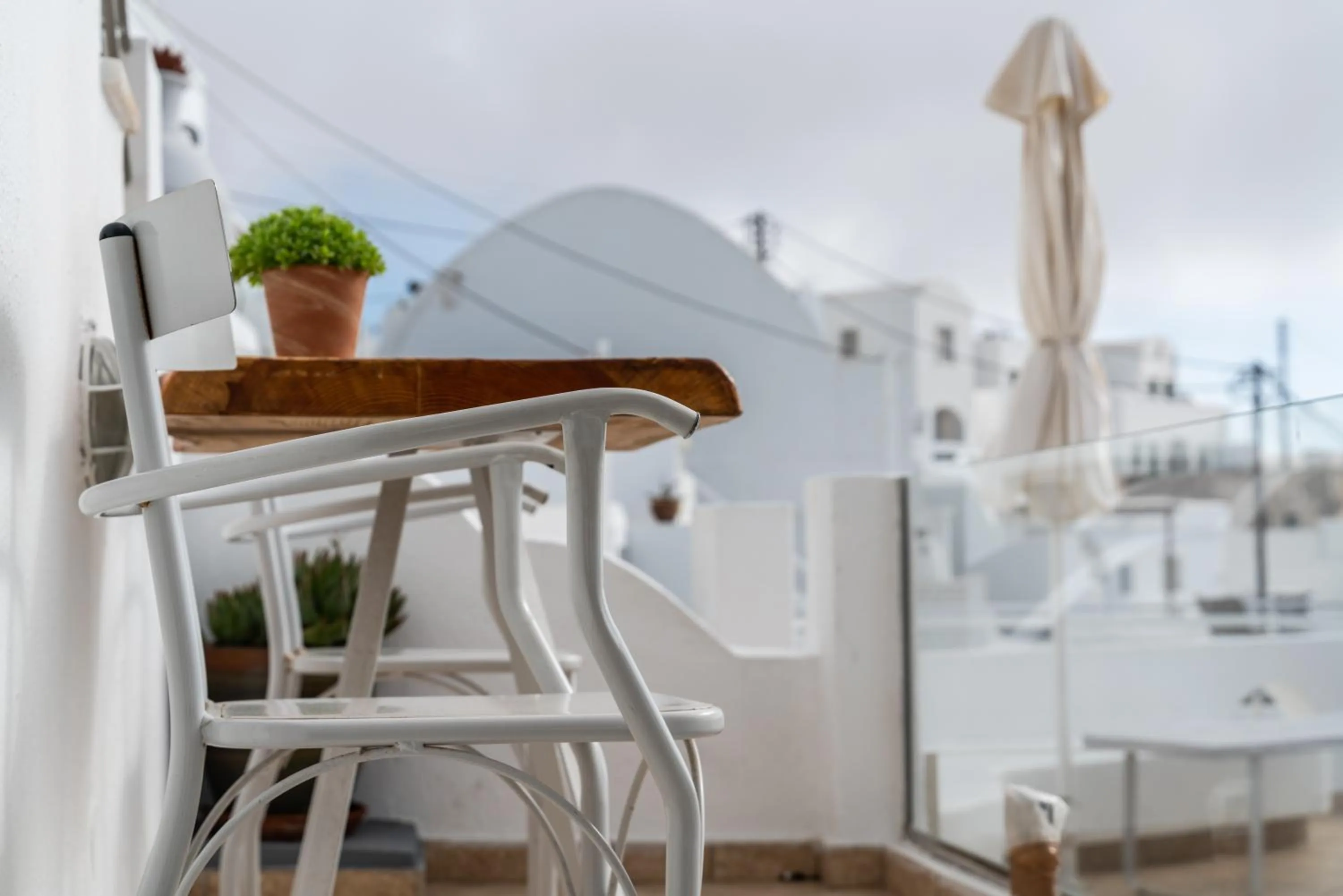 Patio in Nefeli Homes - Adults Only